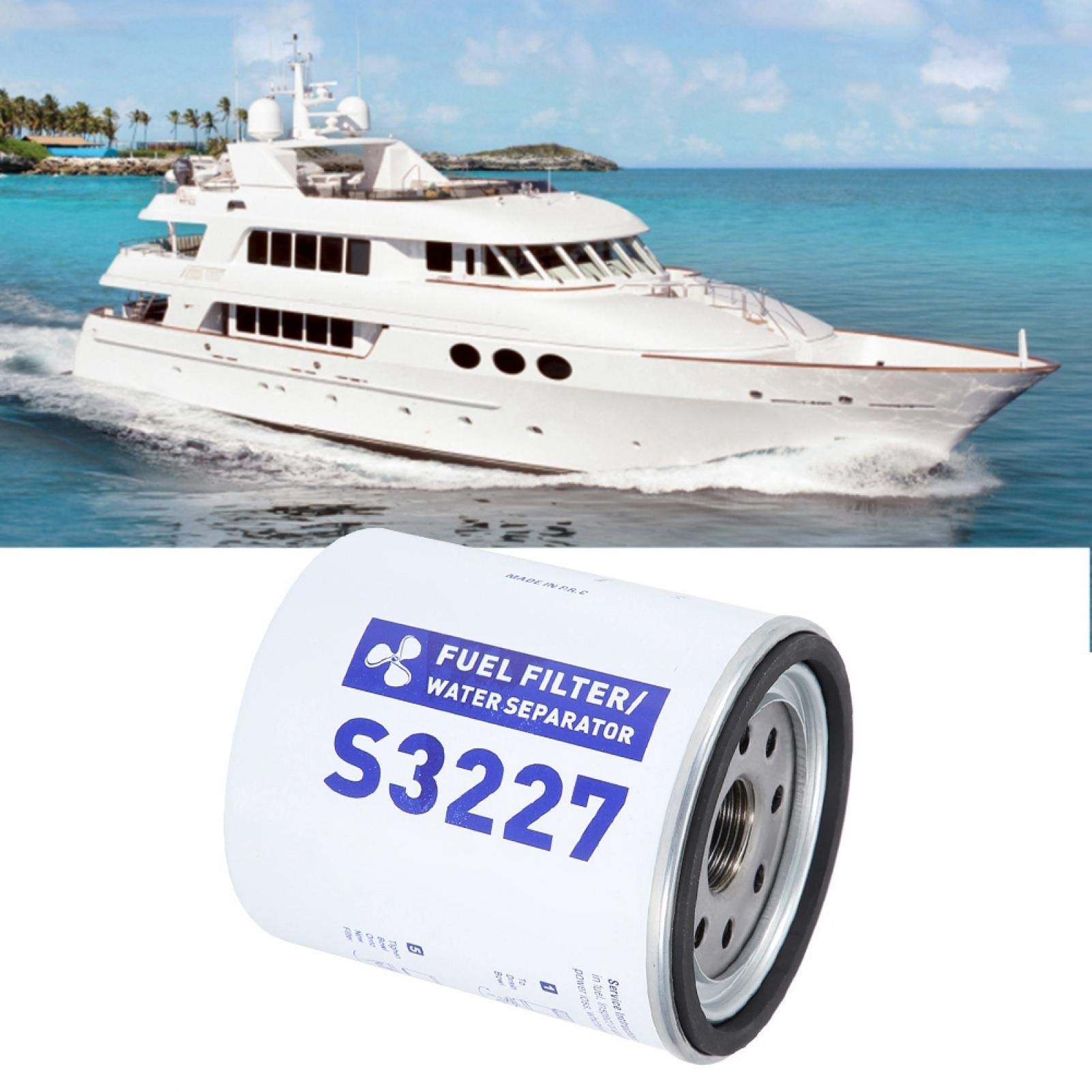 Filtre à Carburant Moteur Racor - Séparateur Eau-Carburant pour Bateaux et Yachts Hors-Bord