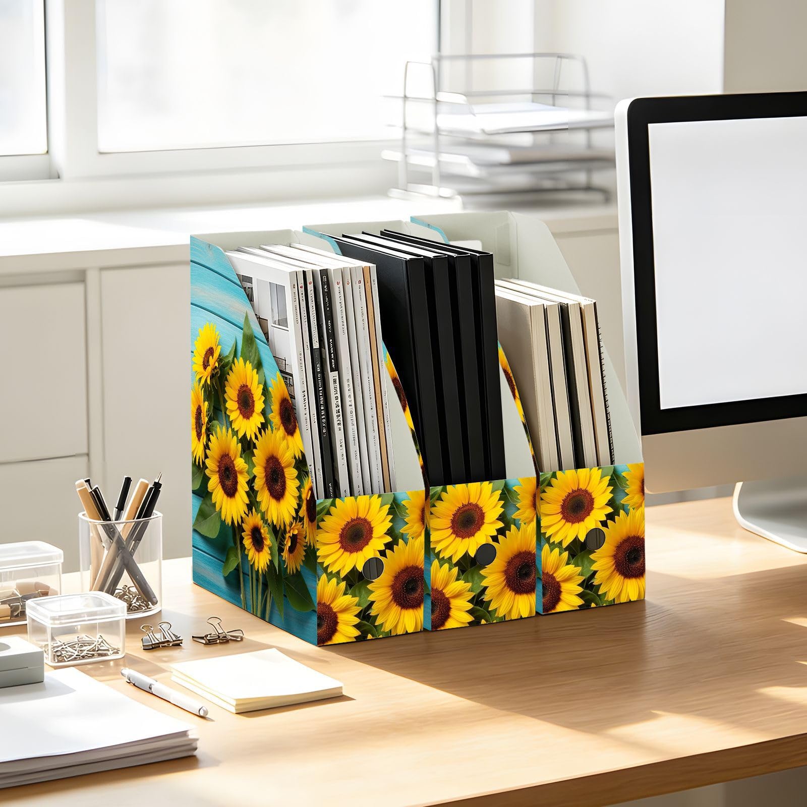 Confezione piatta Classic Sunflower Blue File Organizer