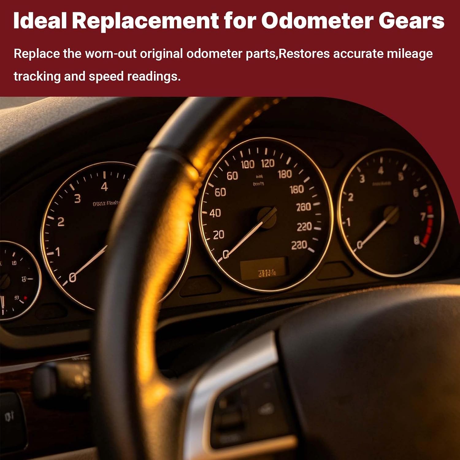 Speedometer Odometer Gear Compatible with Ford Mustang 1994 1995 1996 1997 1998 Odometer Gear Repair Kit Replacement