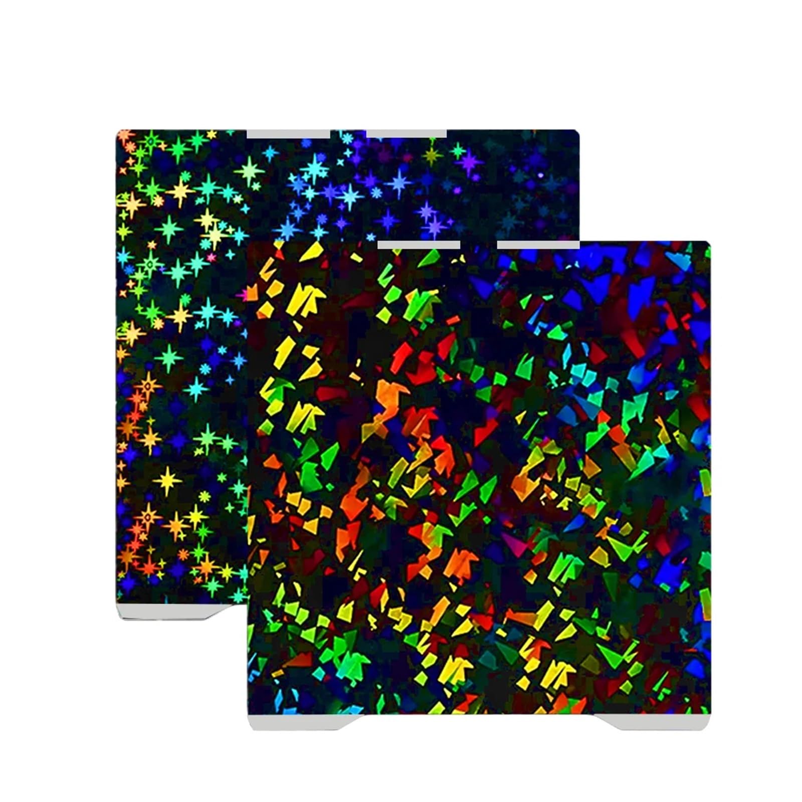 Płyta Konstrukcyjna Dwustronna Blacha Stalowa Sprężynowa Na Zimno Do Drukarki 3D(Stars-Flake,310x325mm)