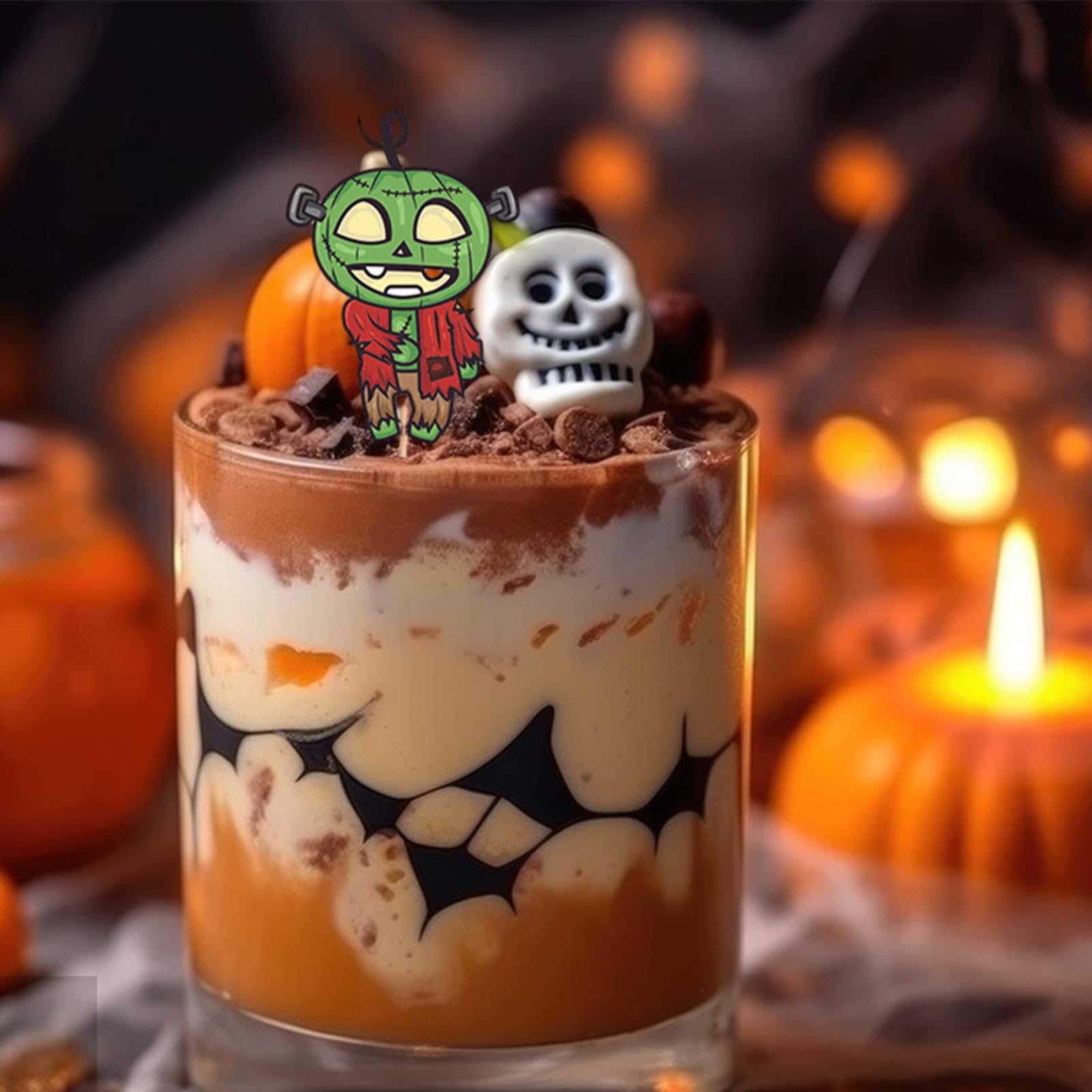 Amazon.co.jp: ハロウィンカップケーキピック - ピック 8 個セット