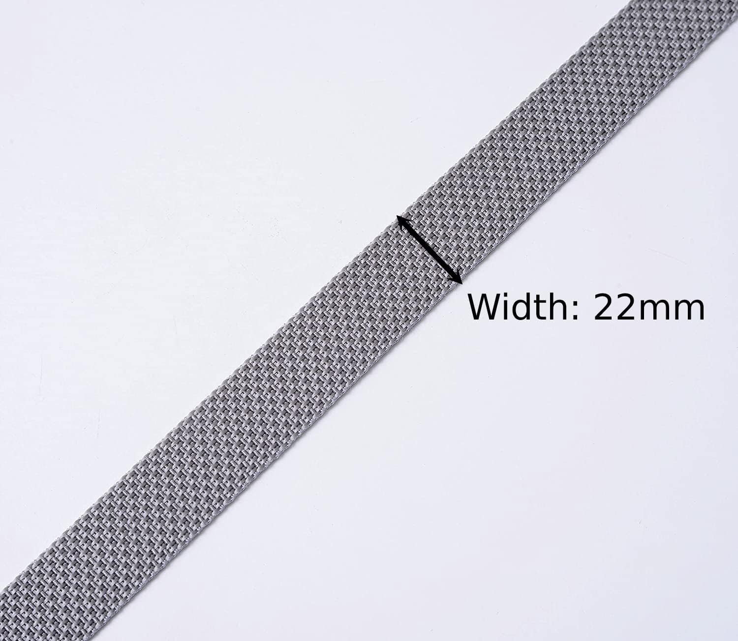 Sangle en coton renforcé pour stores et stores, adaptée à une utilisation intérieure et extérieure, disponible en différentes dimensions (50 m x 22 mm) - Bricoleva.it