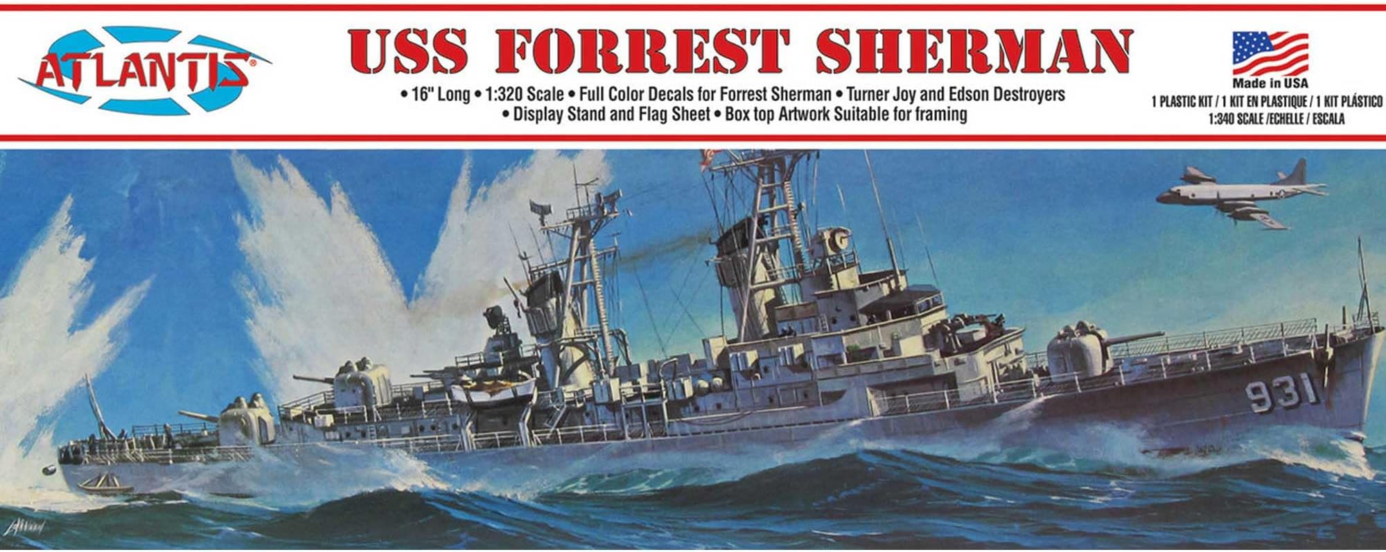 Plastic Model KIT USS Destry