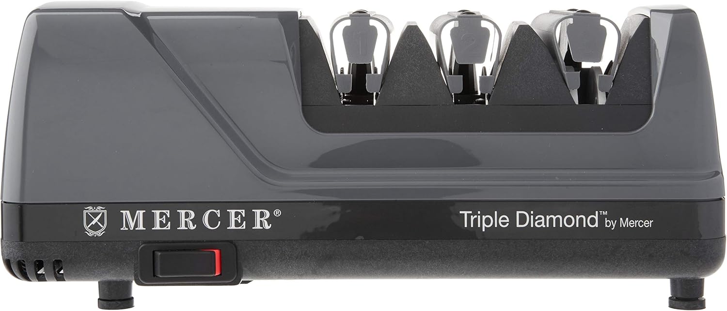 Mercer Culinary Triple Diamond 3 Stage Electric Knife Sharpener
