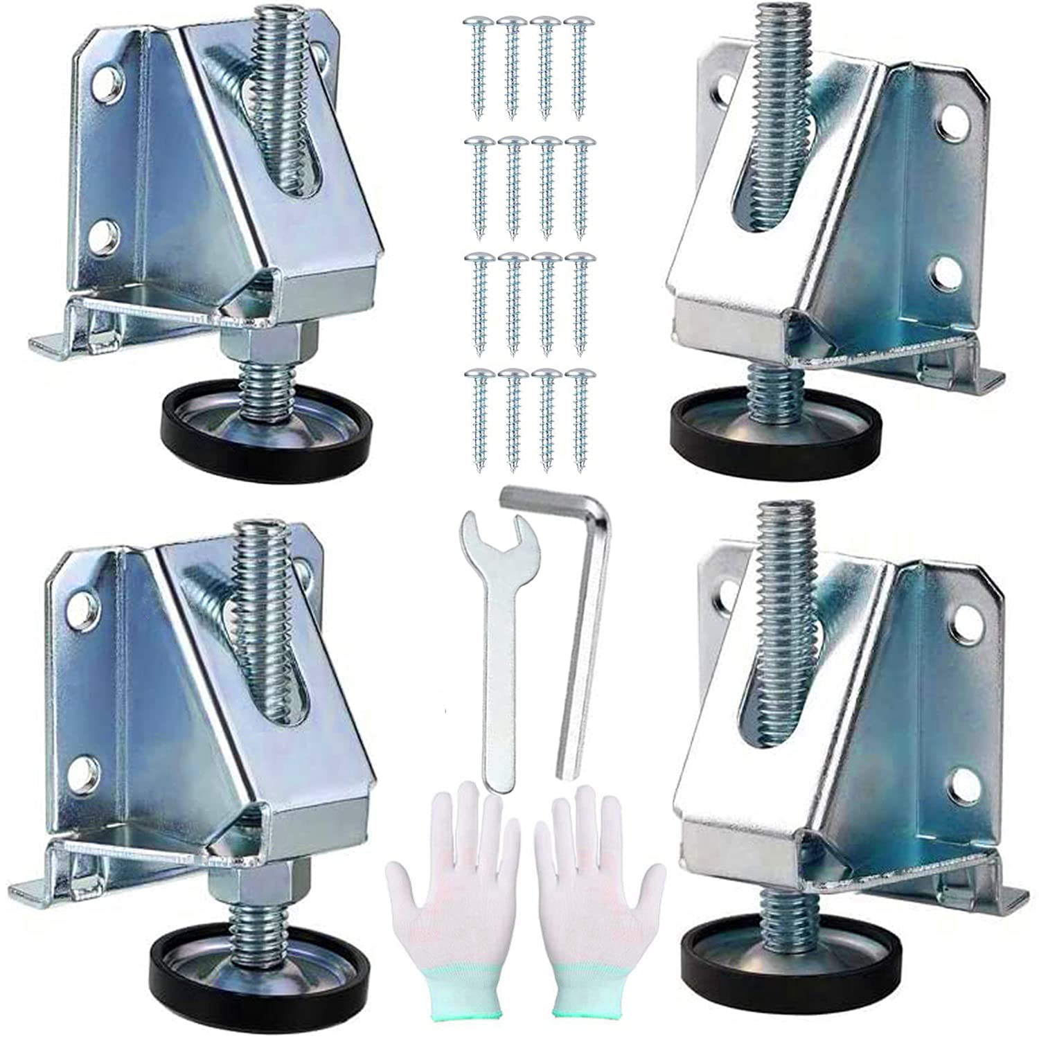 Buy Leveling Feet Heavy Duty Furniture Levelers Height Adjustable Wood Table Legs Leveler for