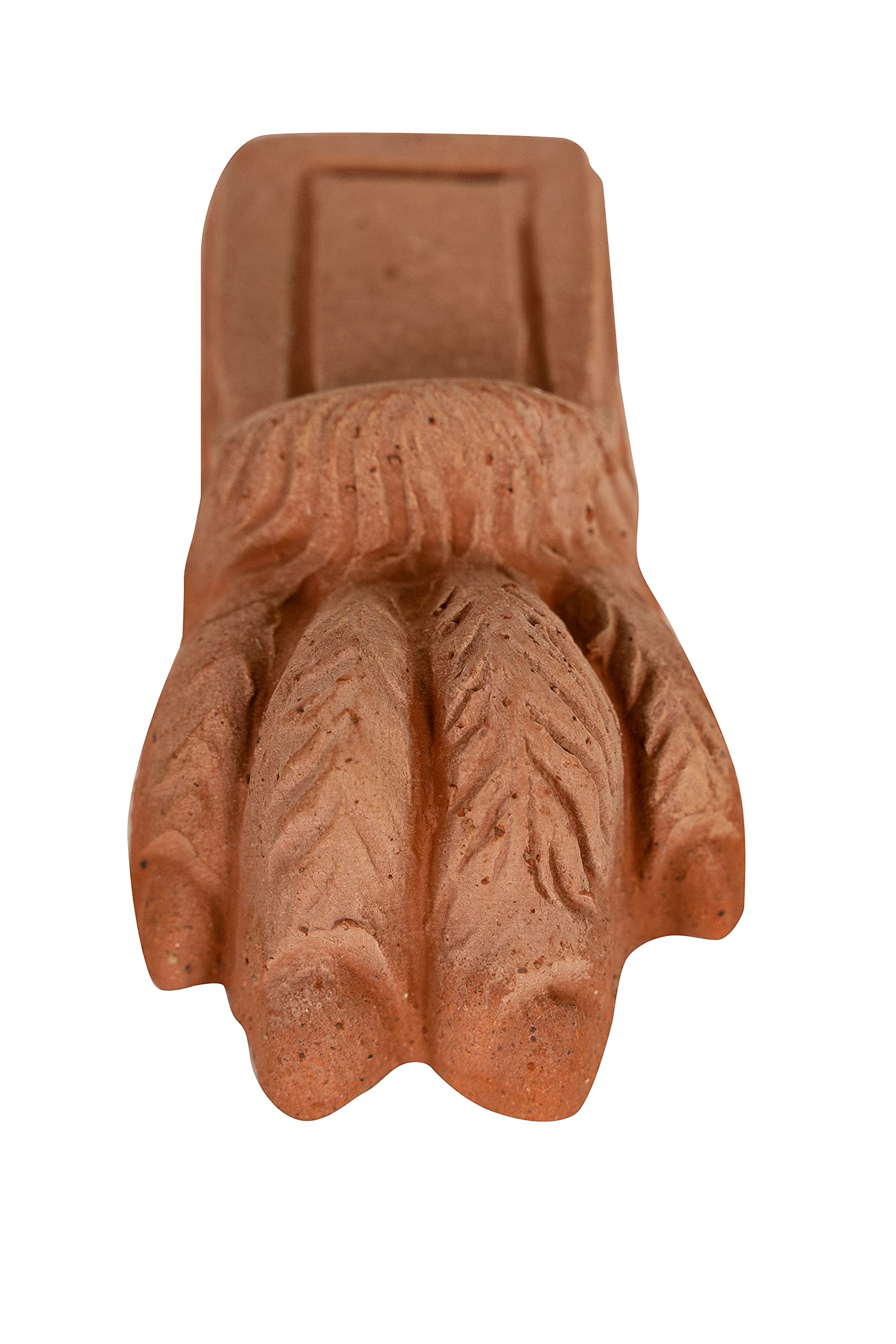 Biscottini Ensemble de 12 Pieds de Pots en Terre Cuite pour Plantes d'Extérieur 11,5x5,5x7 cm - Grands Sous-Pots pour Extérieur Lion - Sous-Pot pour Plantes d'Extérieur - Sous-Pot