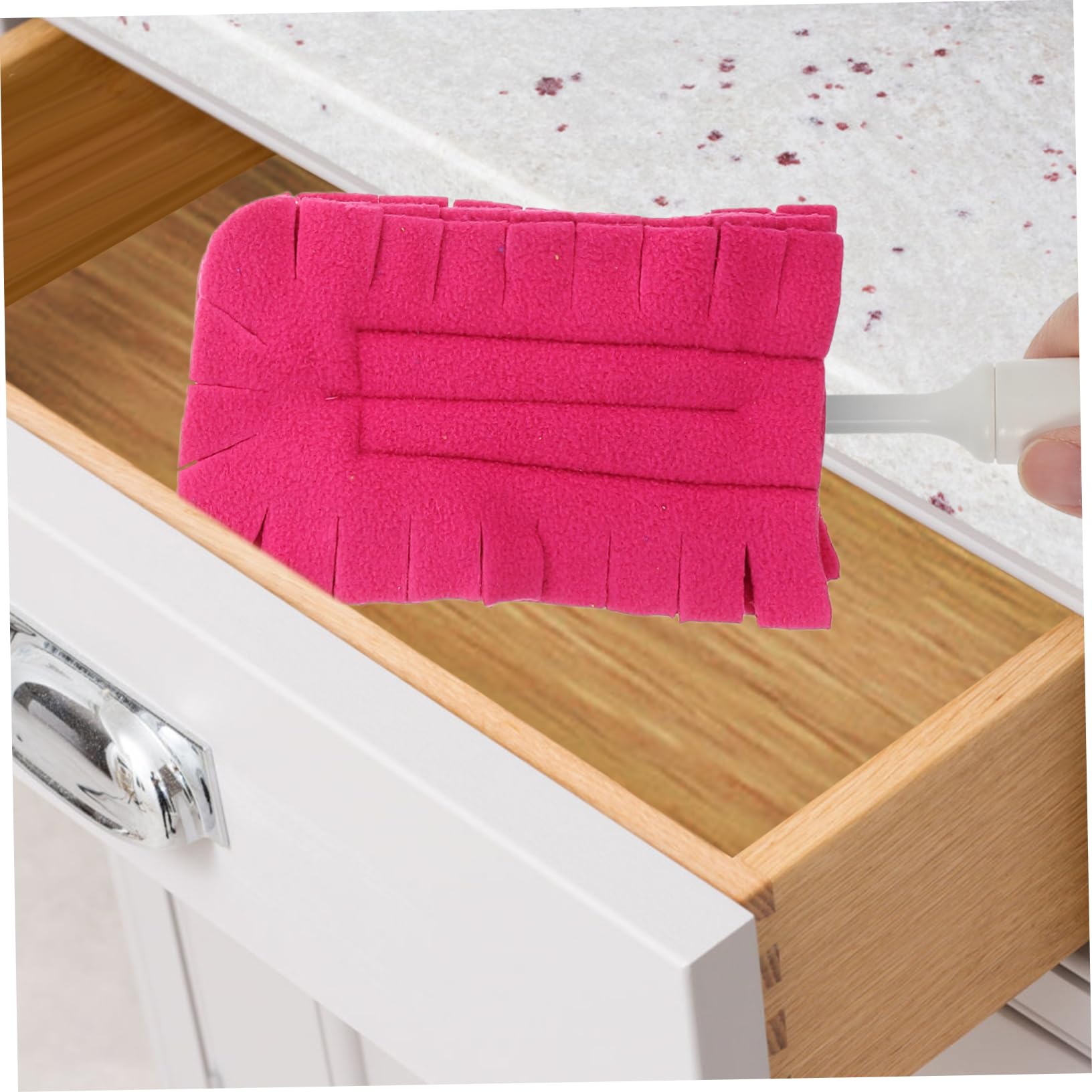 OUNONA 15piezas Recambios para Plumero Reutilizables y Lavables para Limpiar Ventiladores Ventanas y Pisos El Hogar Viene Morado