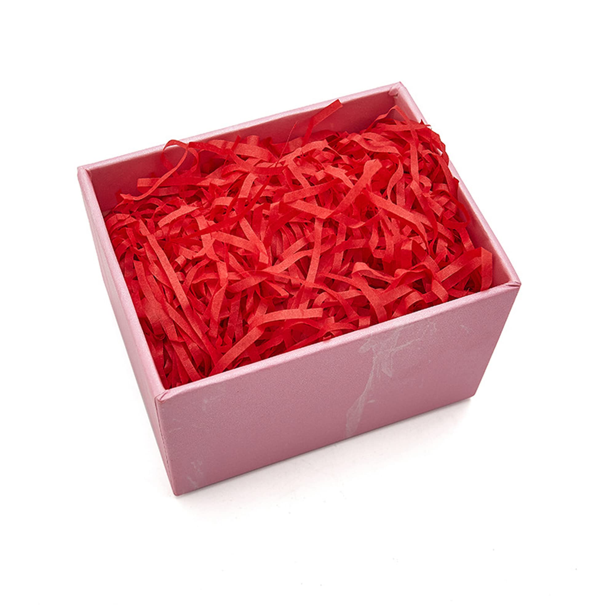 Bestgift Füllmaterial Geschenk,20 Gramm Raffia Geschenkkorb-Füllung Papier,Schredderkorb,Geschreddertes Papier für Geschenkverpackung Partybedarf Dekoration (Rot)