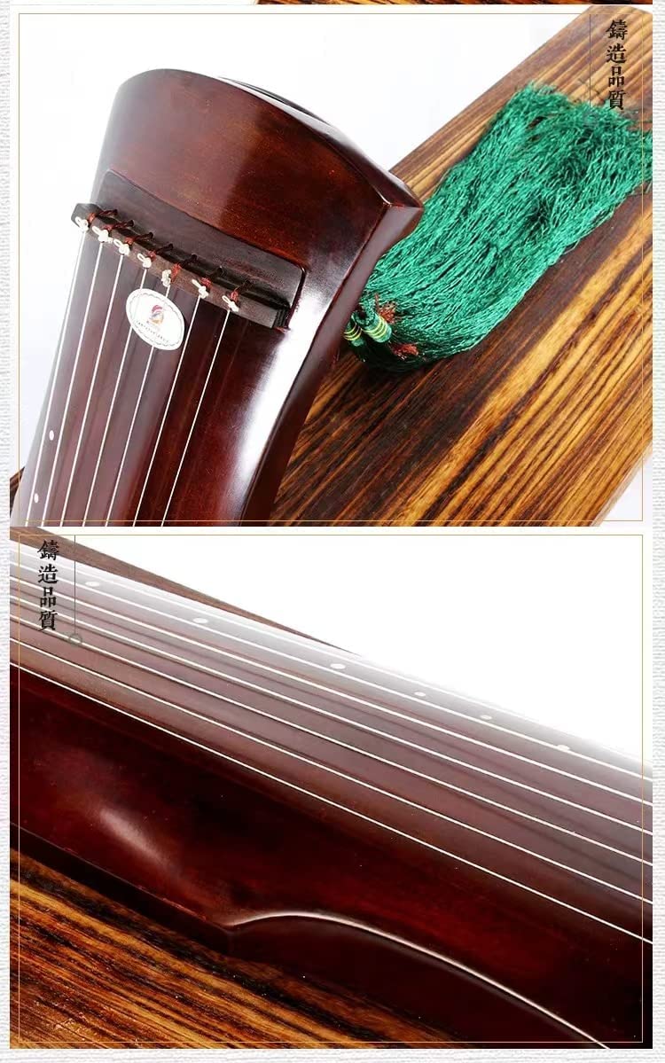 LANDTOM Einsteiger Paulownia-Holz Fuxi-Stil Guqin für Anfänger (braun)