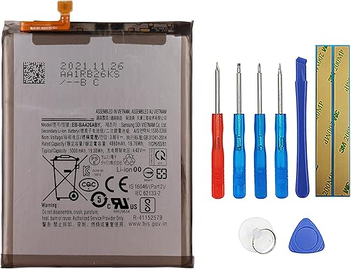 Nueva batería recargable EB-BA426ABY compatible con Samsung Galaxy A32 5G SM-A326 y A42 5G SM-A426 y A72 SM-A725 con herramientas
