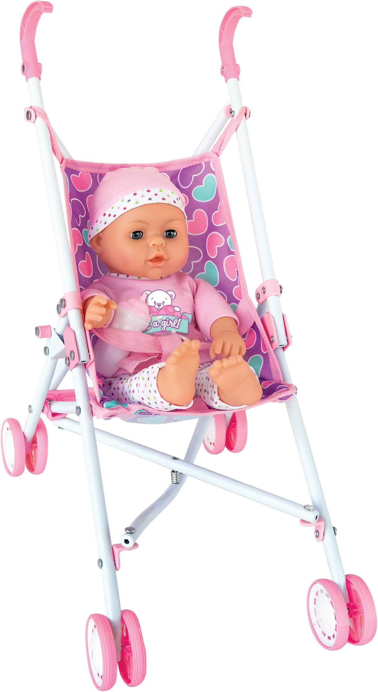 Amoura Baby Doll Stroller With Doll