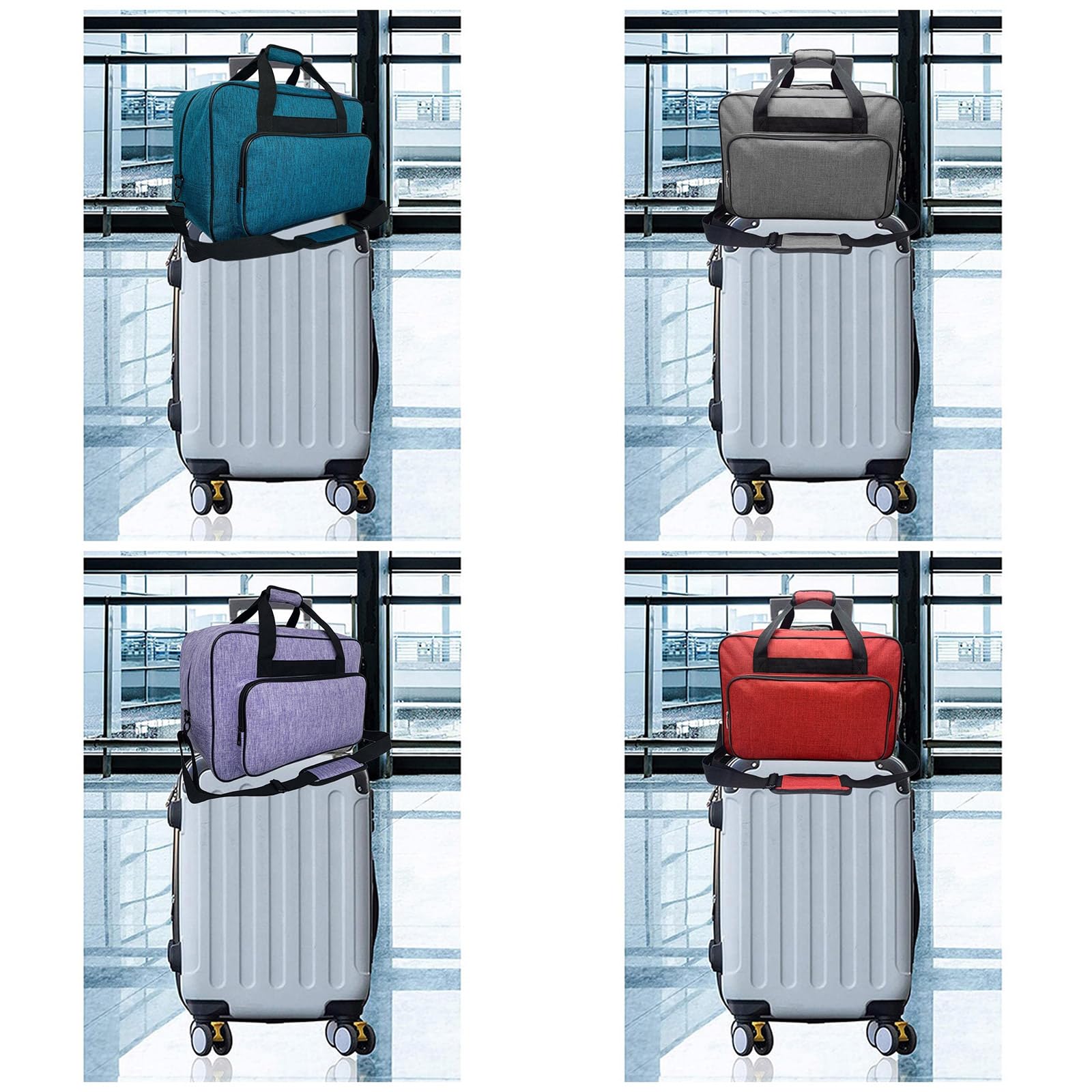 Bolsa de almacenamiento para máquina de coser con asa, bolsa para máquina de coser, bolsa de transporte para máquina de coser, a