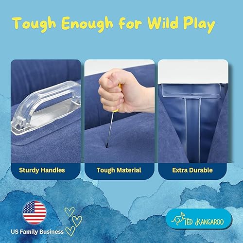 Miniatura 5 de Silla sensorial para niños  Vaina inflable para niños, incluye bomba de aire eléctrica