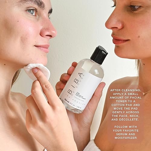 Miniatura 4 de BIBA DE SOUSA The Glycolic Lactic Toner - Tónico exfoliante con AHA, ácido hialurónico y aloe vera - Ilumina la tez de la piel sin un secado