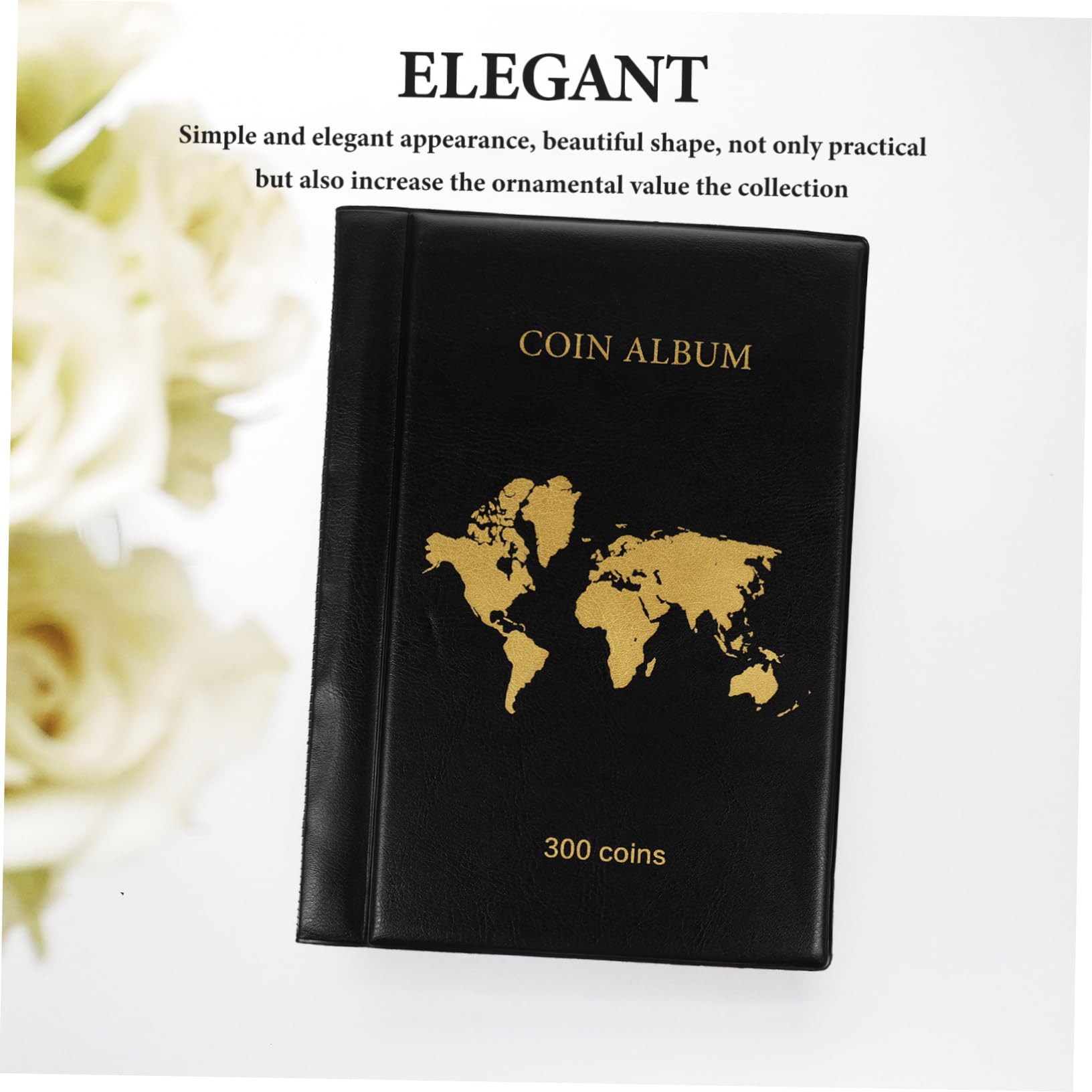 Abaodam Album in Pu e PVC per Monete da Collezione 300 Tasche