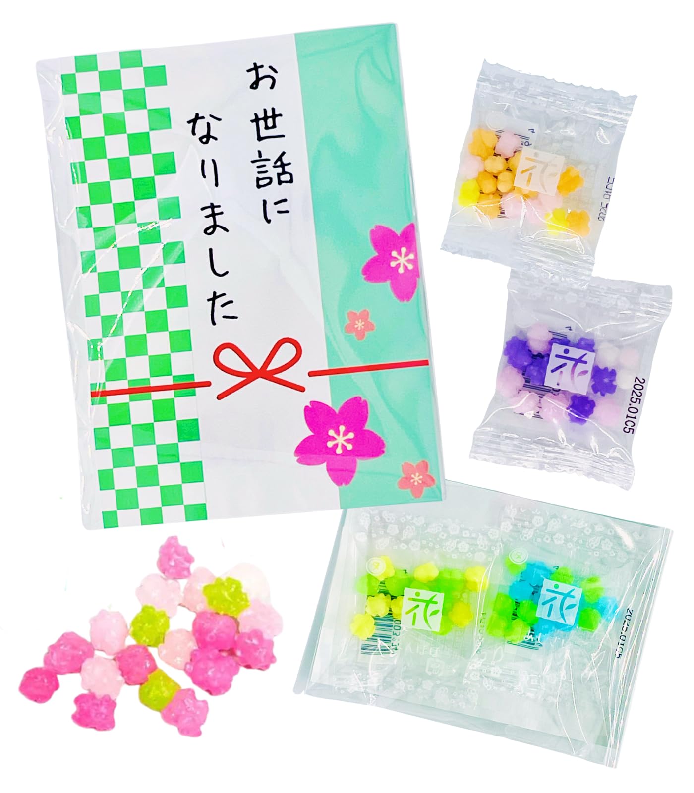金平糖　お菓子詰合せ Amazon.co.jp: 花コンペイ糖 4g×2袋入 個包装 プチギフト【20個