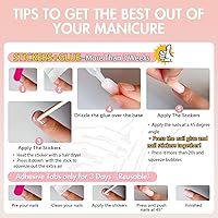 Vista 7 de 30 Uñas Postizas de Punta Francesa Negra a Presión, Uñas de Almendra Cortas para Presionar, Uñas Postizas Cortas en Forma de Almendra, Uñas