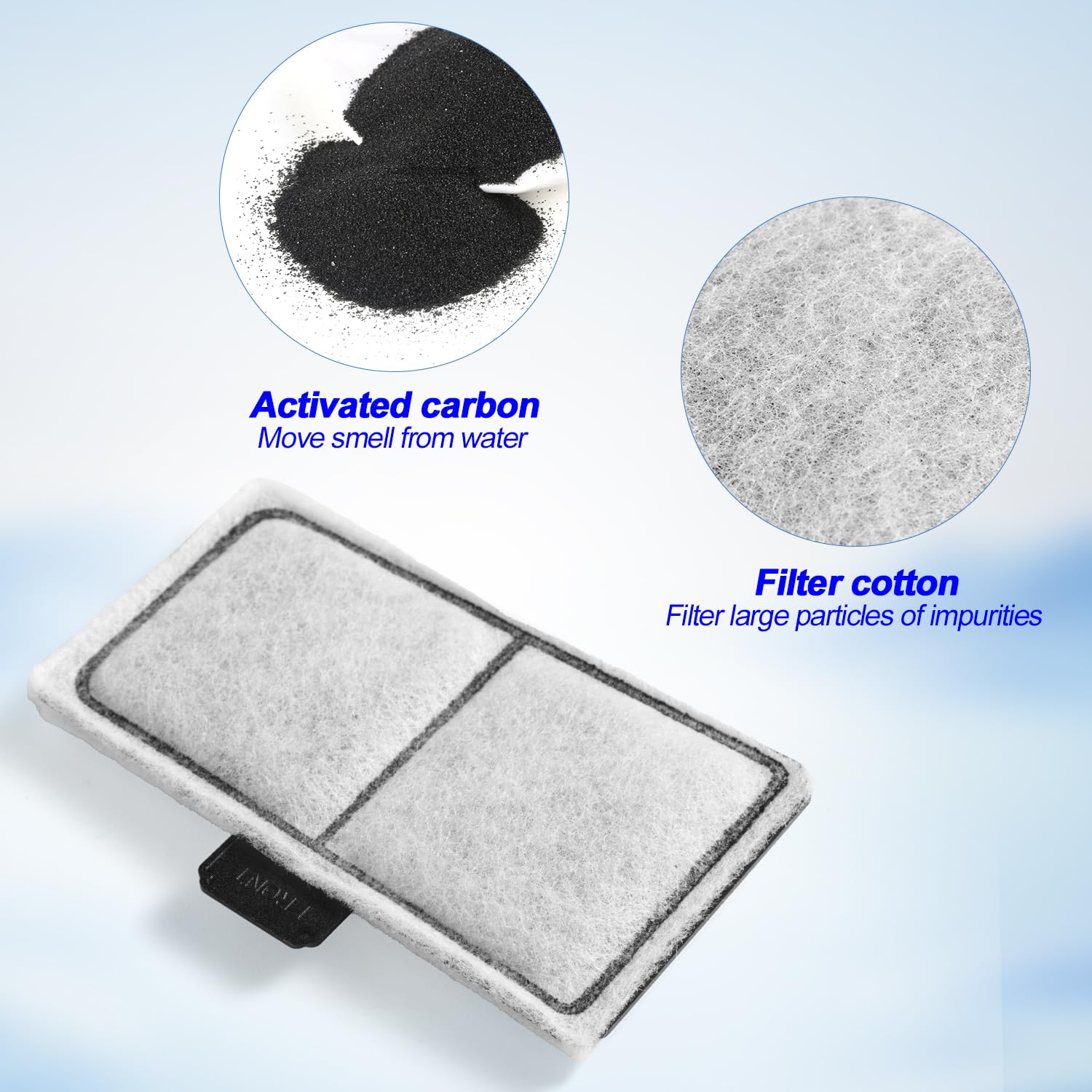 NQEUEPN 8pcs Filter Cartridges Compatible with Top Fin EF-S - Image 3
