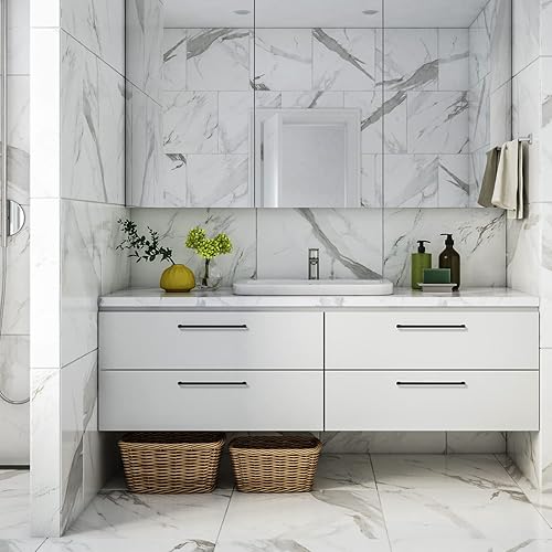 Vista 58 de Ravinte Paquete de 10 tiradores cuadrados de gabinete de 10 pulgadas, manijas negras de gabinete de cocina, accesorios de cocina negro mate