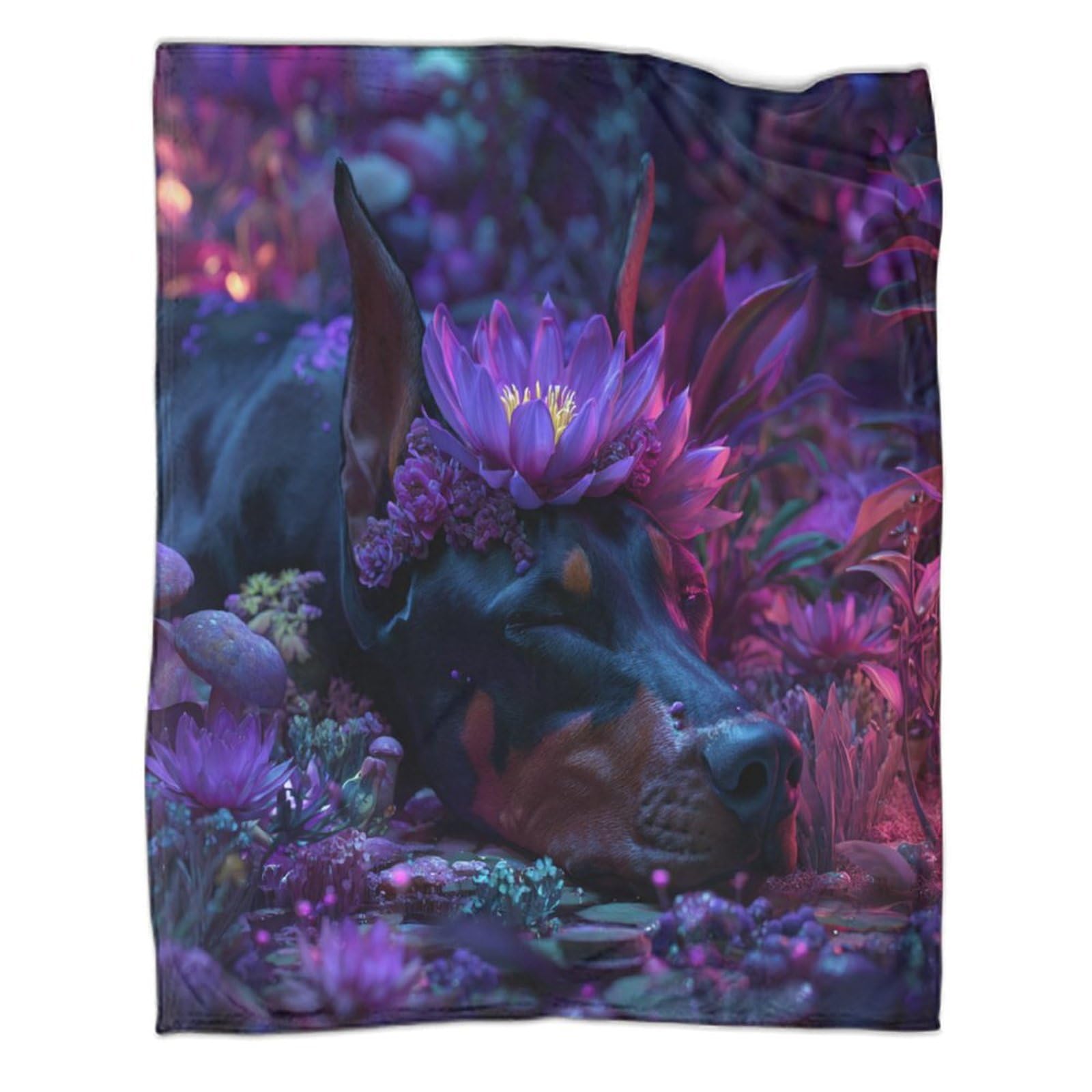 Couverture flanelle 3D respirante pour le sommeil des enfants et ados