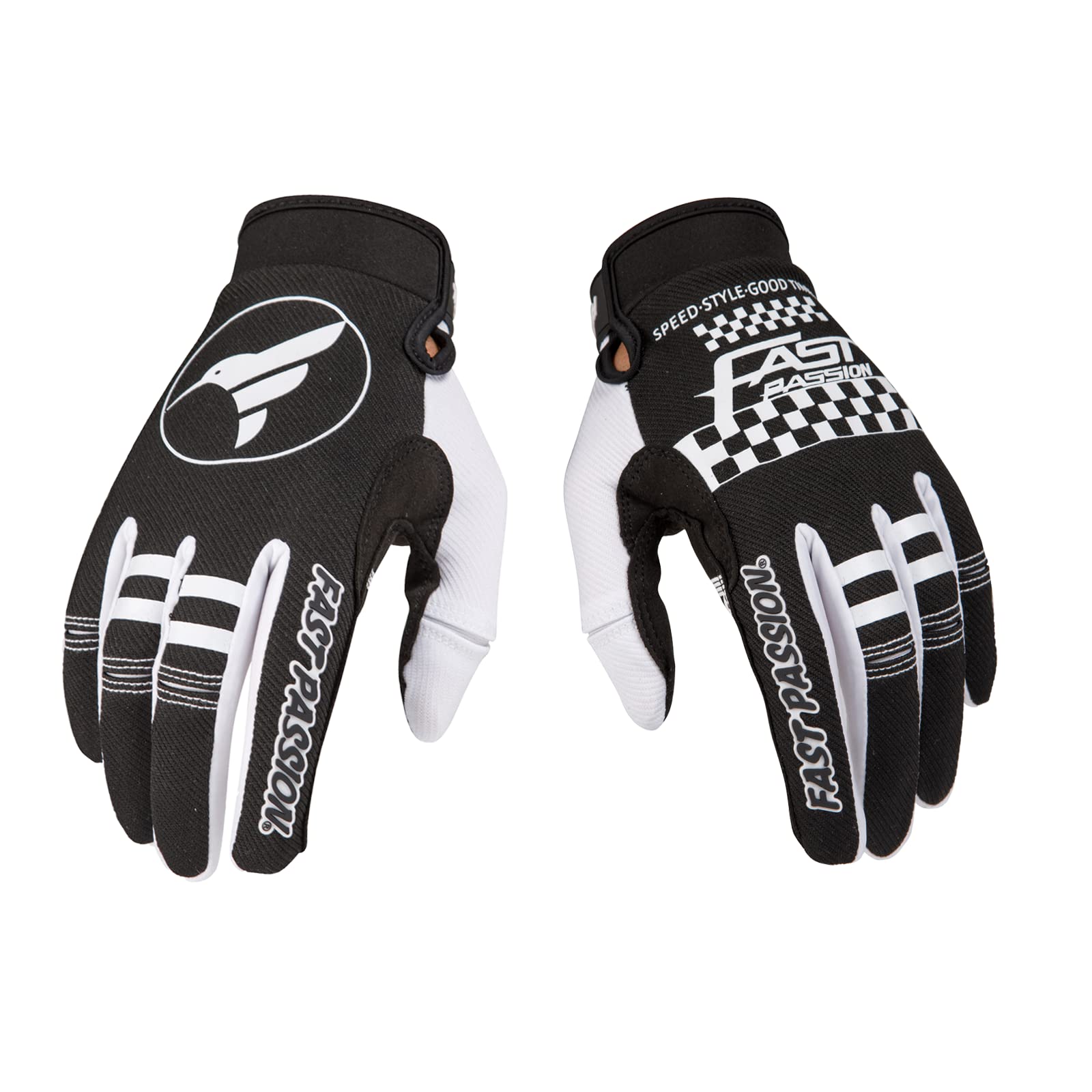 Fast Passion Motorcycle Gloves for Men/Women - Dirt Bike & Motocross Gloves with Anti-Slip ATV BMX MX MTB Riding Cycling Features