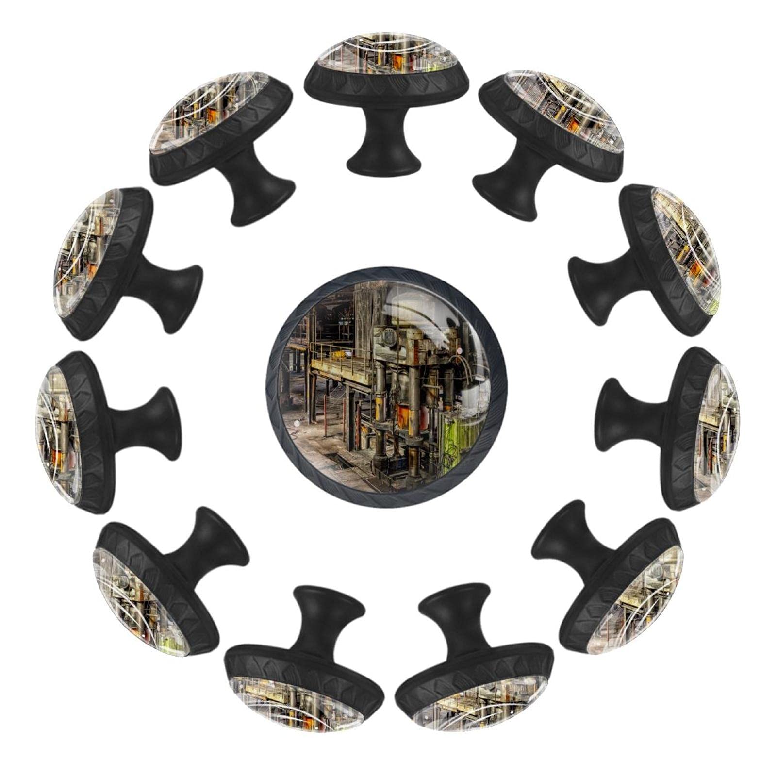 Boutons de tiroir ronds 35 mm Hall lot de 12 pour commode de chambre