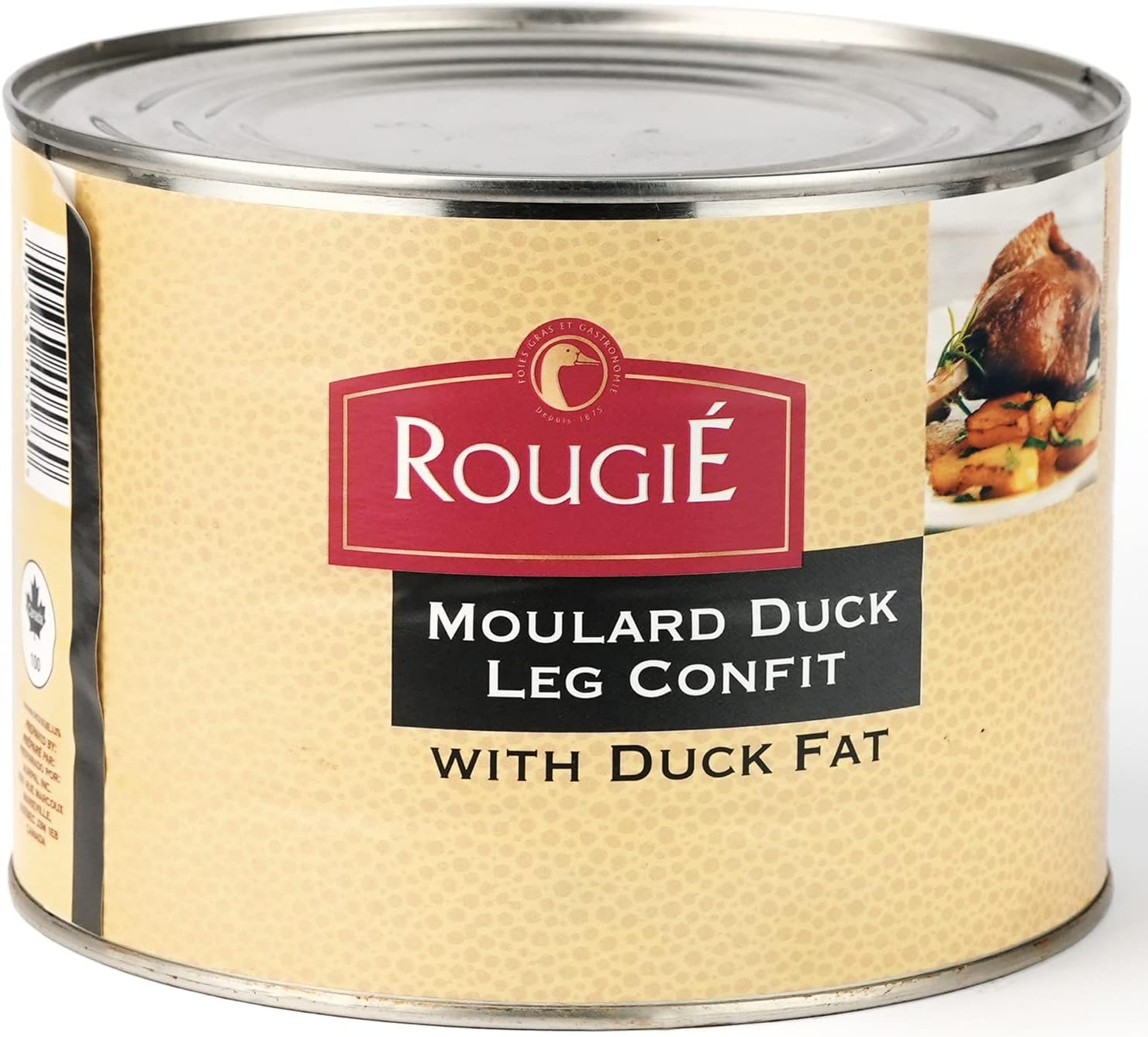 Rougie Confit of Duck Legs, 4 legs, 52.91oz.