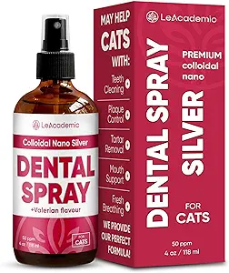 Cat Dental Care | Cat Breath Freshener | Dental Spray | All Breeds Mouth Cleaner | Spray for Bad Breath | Teeth & Mouth Cleaner | 4 oz