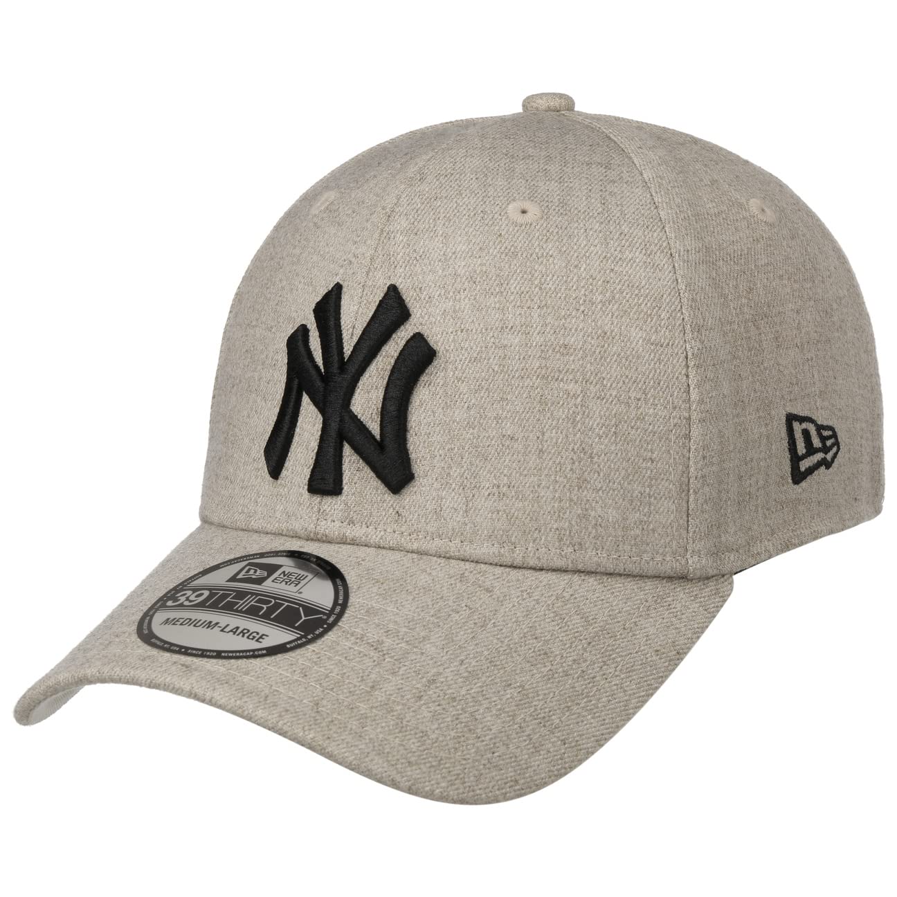 New Era 39Thirty Cap - New York Yankees Heather Beige - M/L