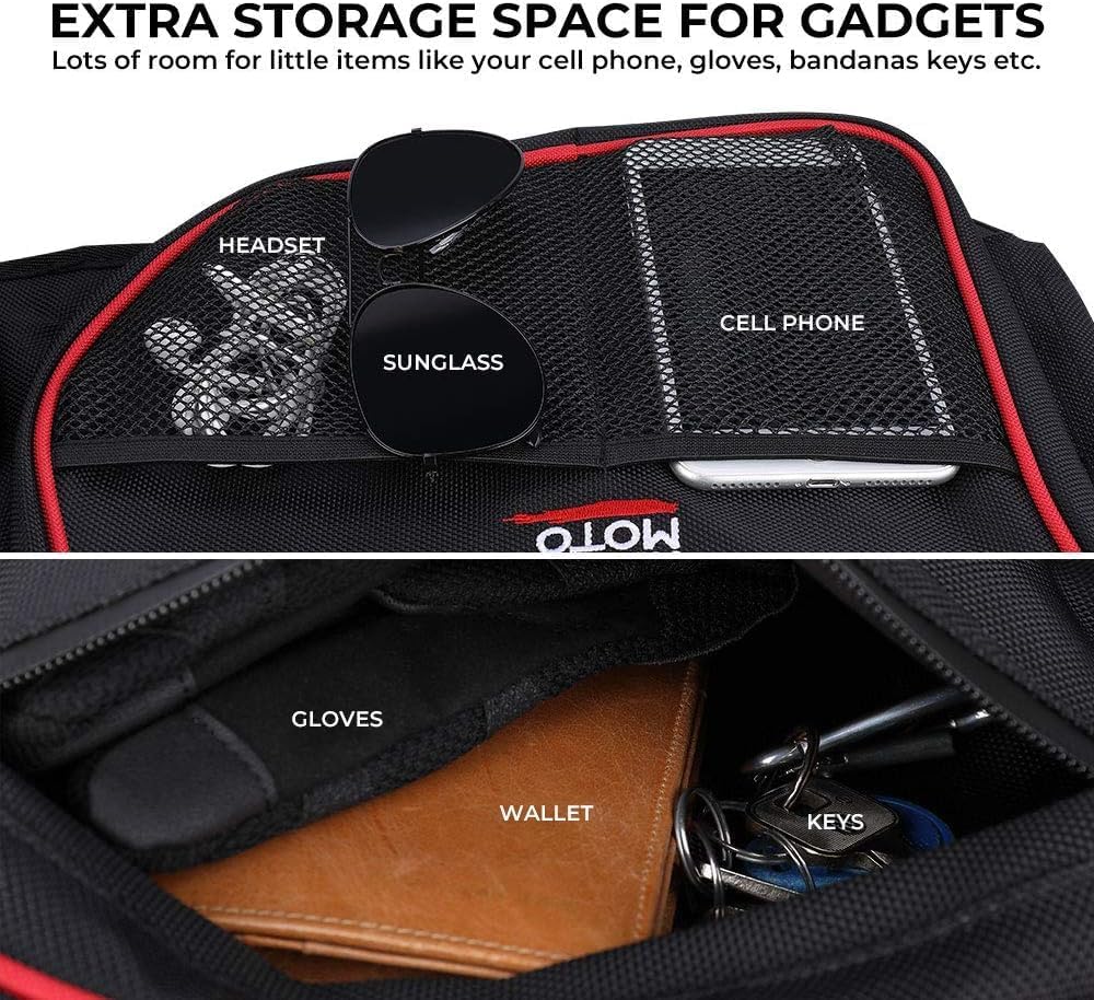 KEMIMOTO UTV Storage Bags Door Bag & Center Storage Compatible with Polaris RZR XP 1000 Turbo S1000 Turbo S 900 2014-2023, Water Resistant Zippers UTV Cab 3-Piece Set with Multiple Pockets