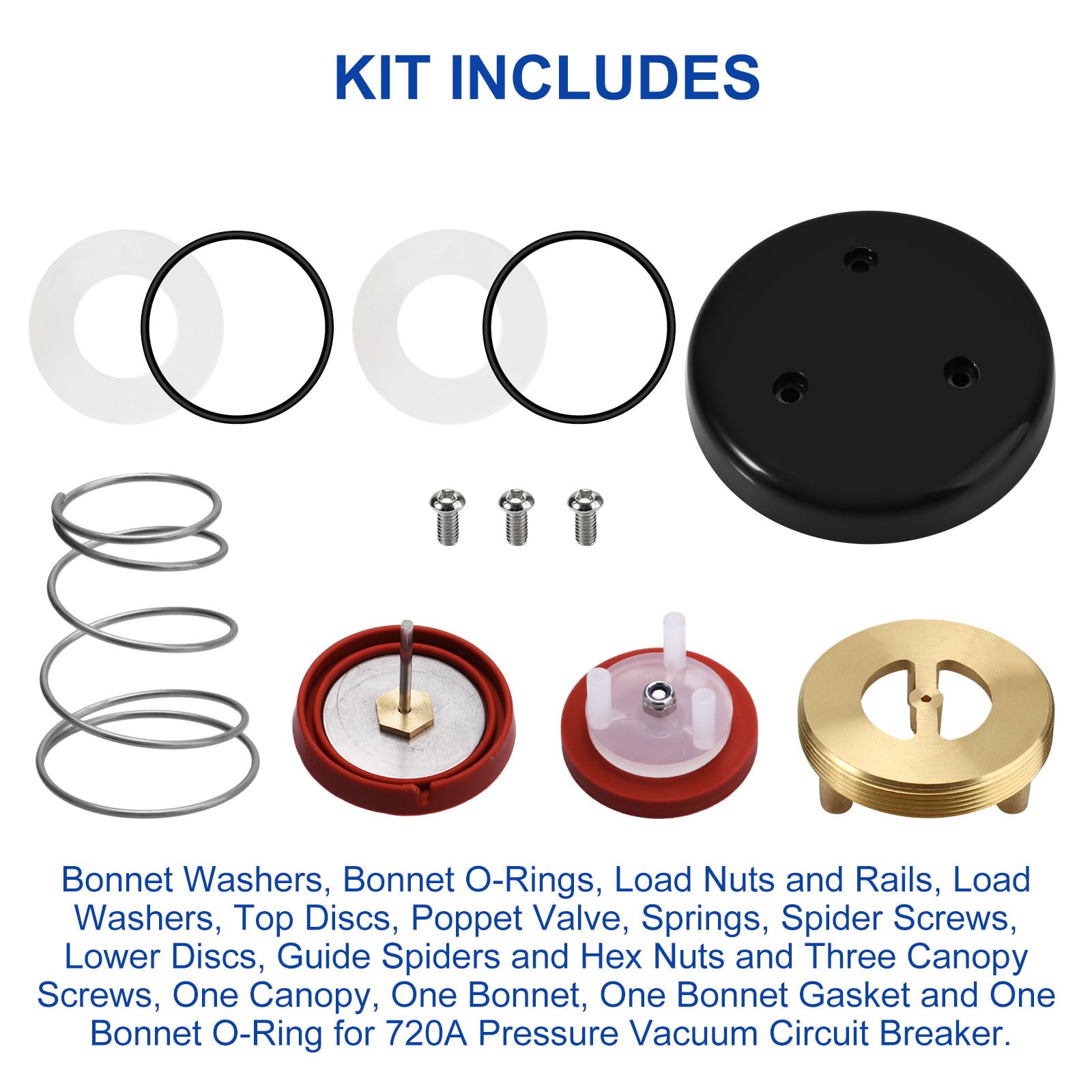 Aulpq Pressure Vacuum Breaker Repair Kit and Bonnet Repair Kit