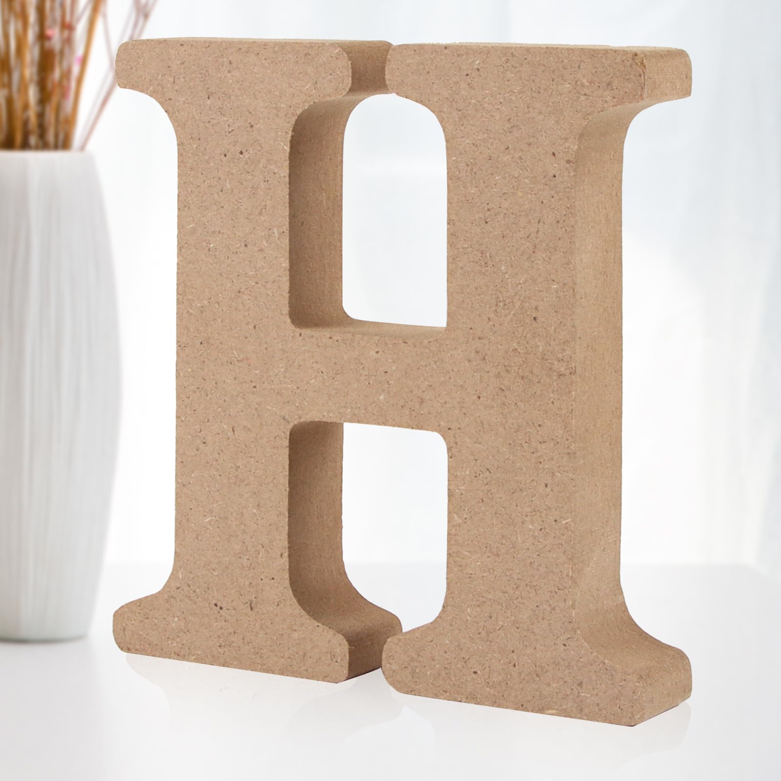 Lettere Decorative In Legno 10cm - Set Completo A-Z Con Simboli Per Decorazioni Casa, Matrimoni E Fai Da Te - Foto 5