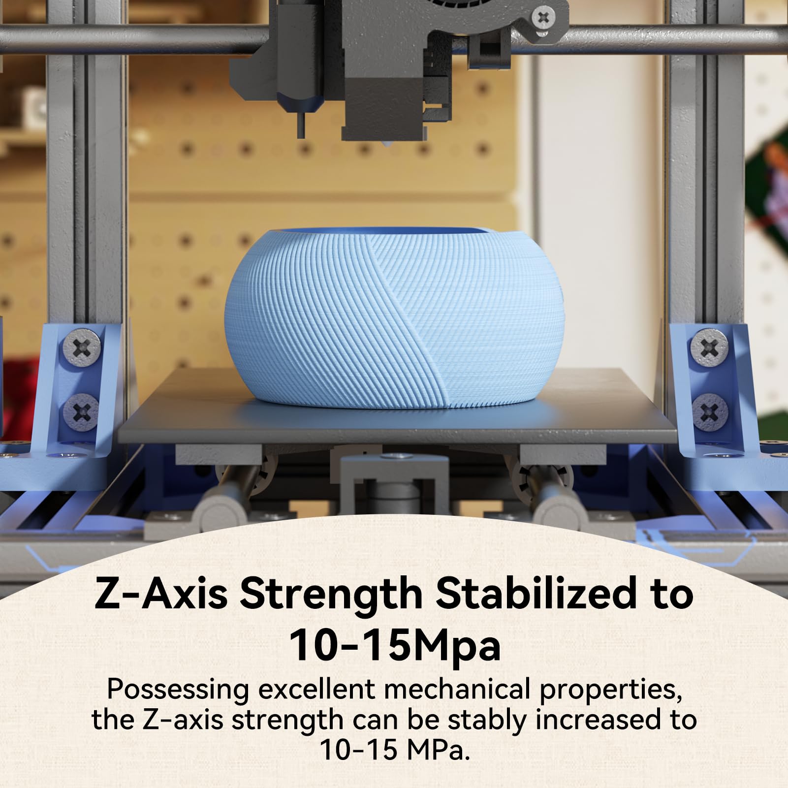 kexcelled PLA Mat Filamento per Stampante 3D 1,75 mm +/- 0,03 mm, Texture di Colore Matta, Adatto a Moltissime Stampanti FDM, Bobina da 1 kg (2,2 lbs), Rosa Pesca