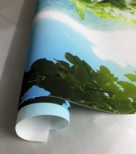 Miniatura 3 de Póster artístico impreso en lienzo para decoración de pared (nieve de tigre blanco) Tamaño: 20 x 30 pulgadas