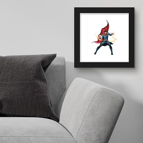 Miniatura 4 de Trends International Gallery Pops Marvel Comics Avengers - Póster de pared de Doctor Strange, 12 x 12 pulgadas, versión enmarcada en negro