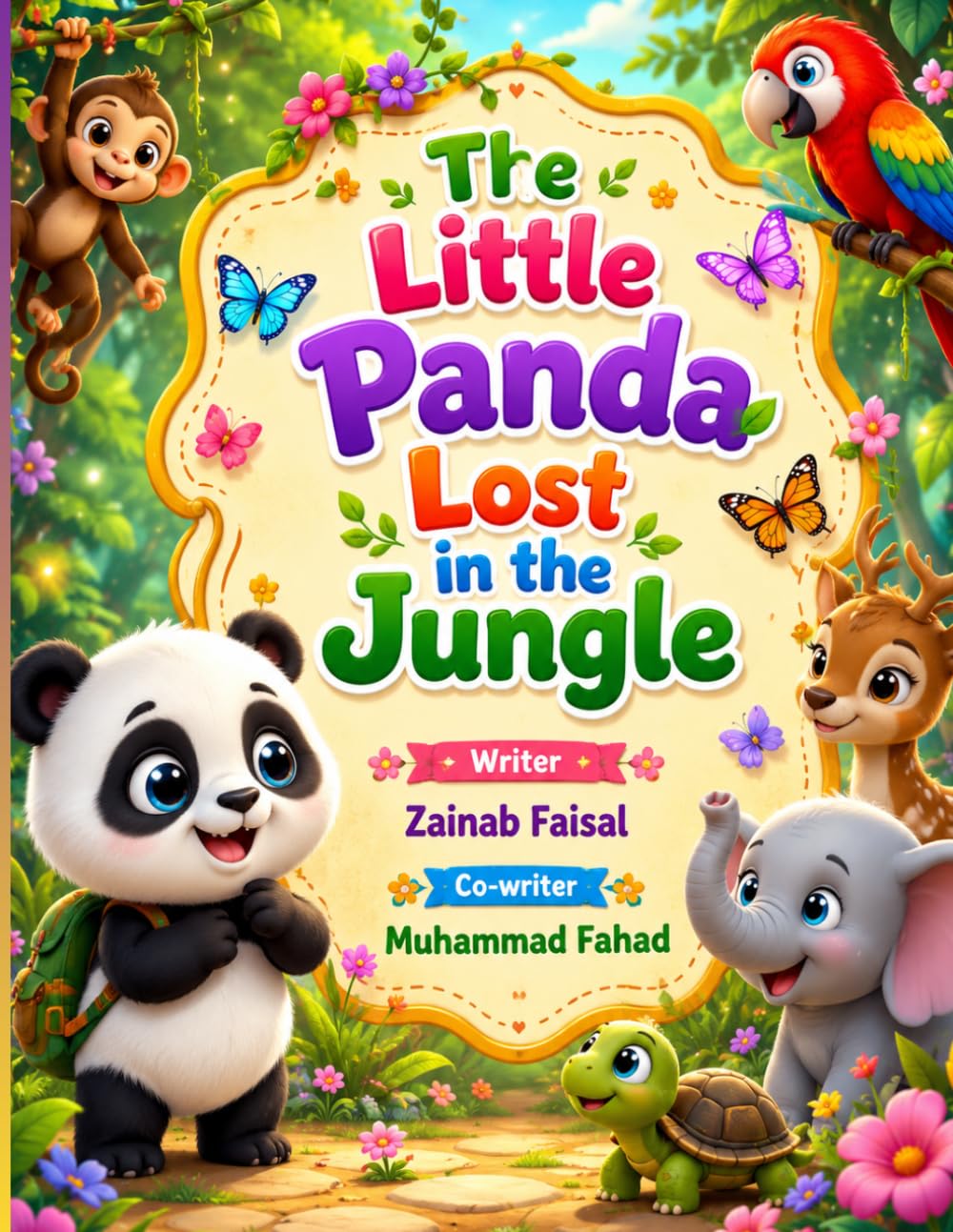 The Little Panda Lost in the jungle: A Heartwarming Bedtime Adventure Story About Courage, Friendship, and Finding Home (5-Minute Bedtime Jungle Adventures)