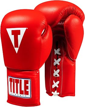 Title Classic Leather Lace Training Gloves 2.0 - Lace Up Boxing Glove, Boxing Competition Gloves, Boxing Sparring Gloves, Boxing Training Gloves, Boxing Bag Gloves, Boxing Gloves