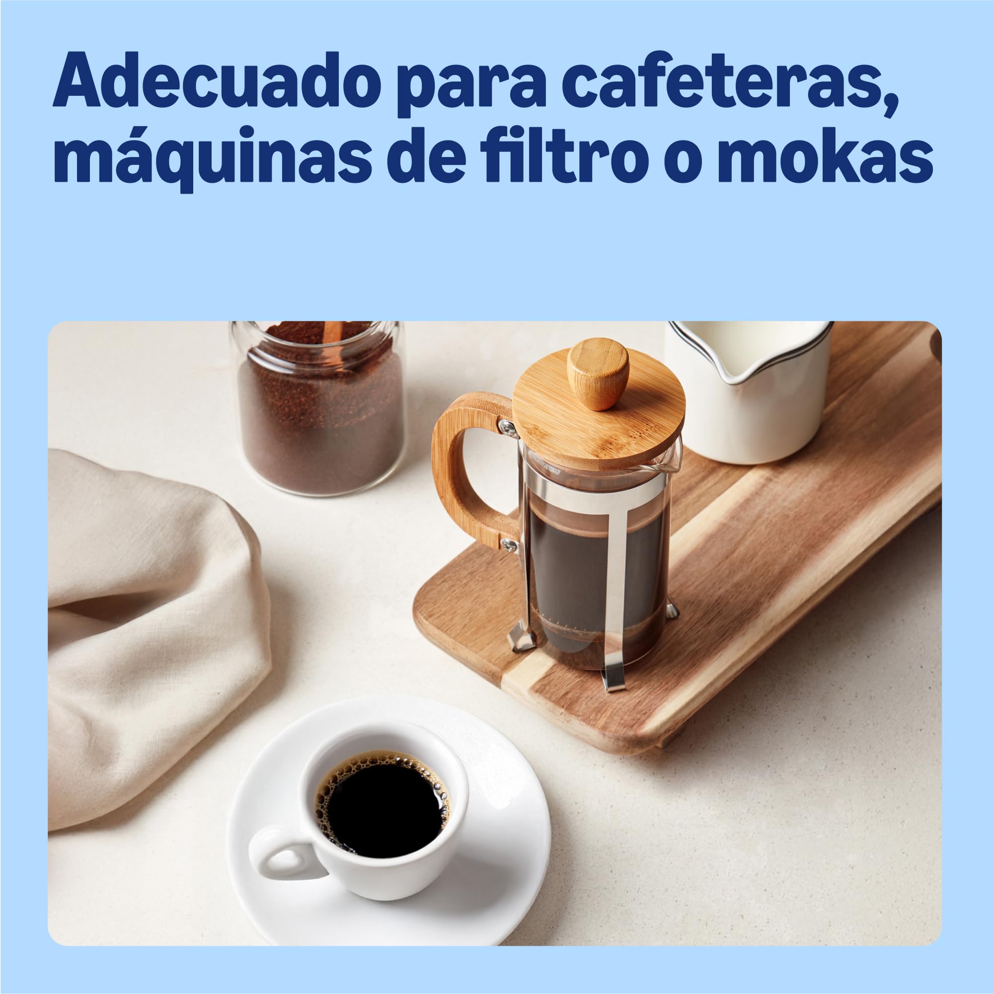 Amazon Descafeinado Café Molido Tueste Natural 100% Arábica 250g