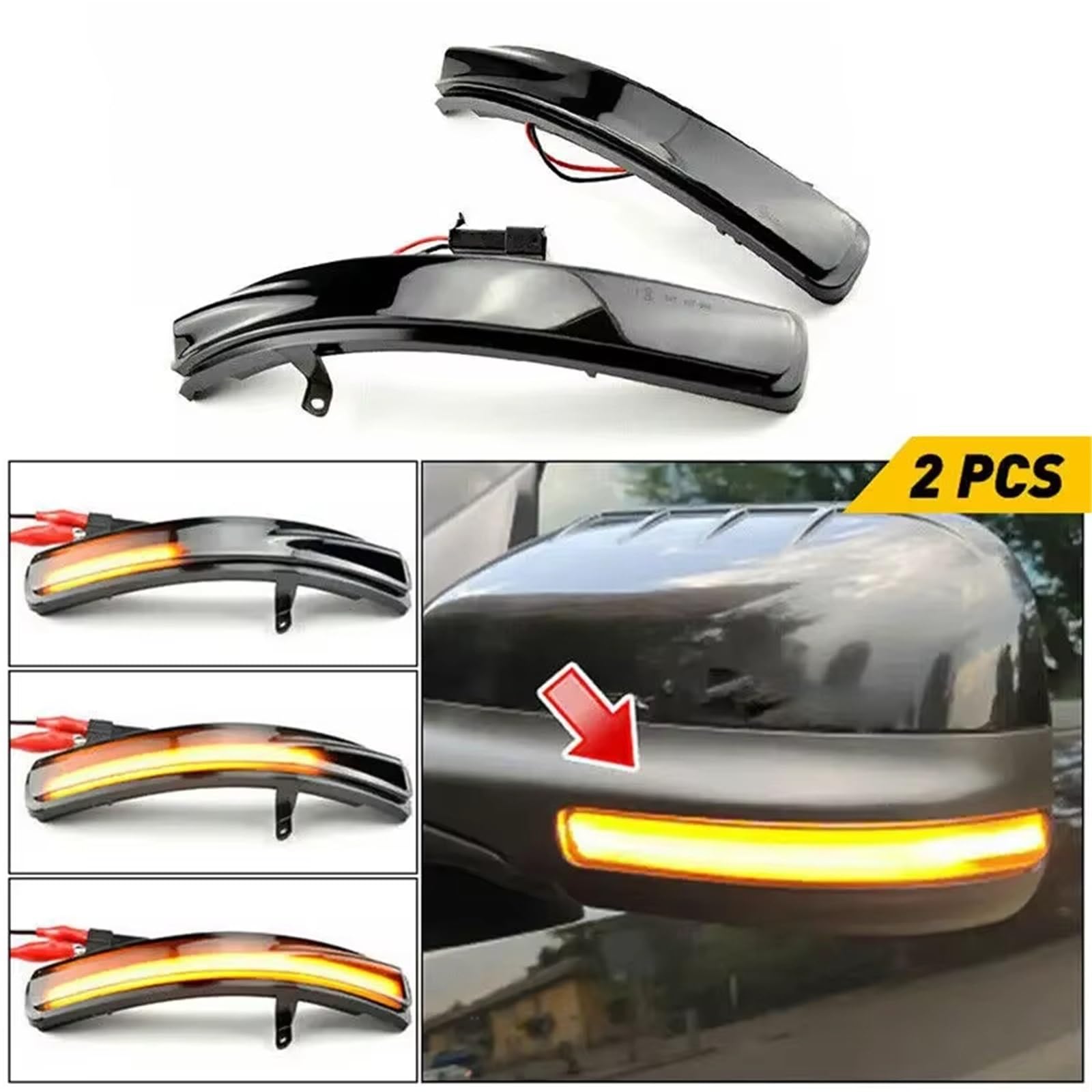 Indicatore Laterale Per Explorer 2011-2019 Indicatore Di Direzione Dello Specchietto Laterale Sinistro Destro LED Lampade Lampeggianti Indicatori di Direzione