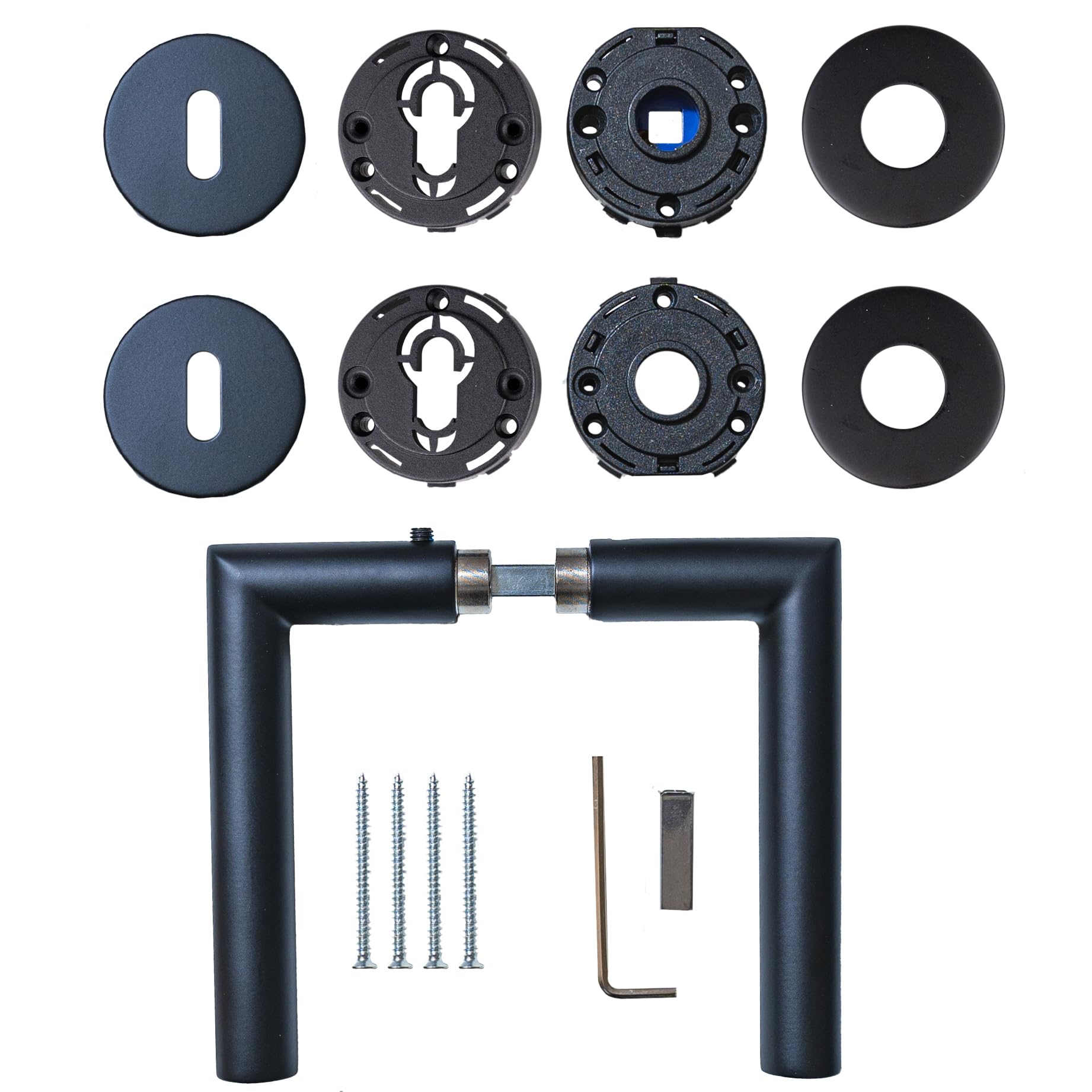 Maniglia Porta FELGNER Como II - Moderna, Nera, Per Interni - Foto 9