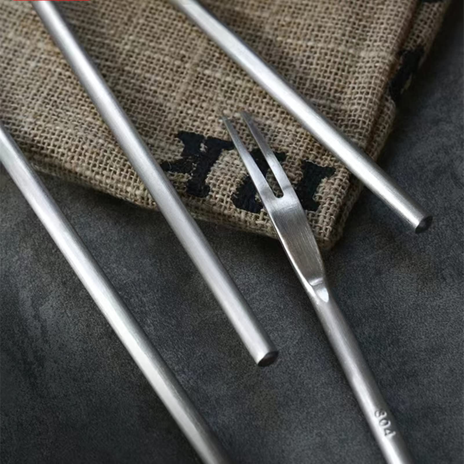 Pickle Forks, 8.6 Inches Olive Fork, 2-Tine Salad Forks, Set of 3 — Amazon image 4