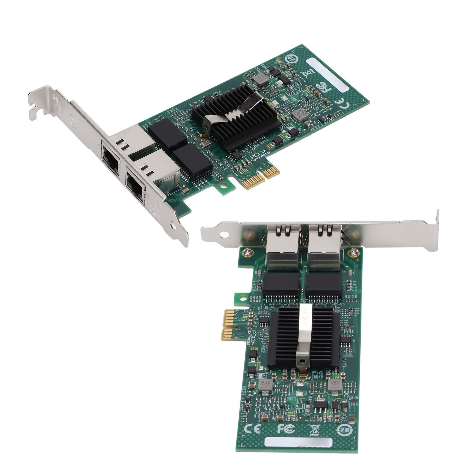 Karta sieciowa 82576 GB Chip PCI-E X1 Gigabitowy podwójny port elektryczny Komputer stacjonarny Przewodowa karta sieciowa