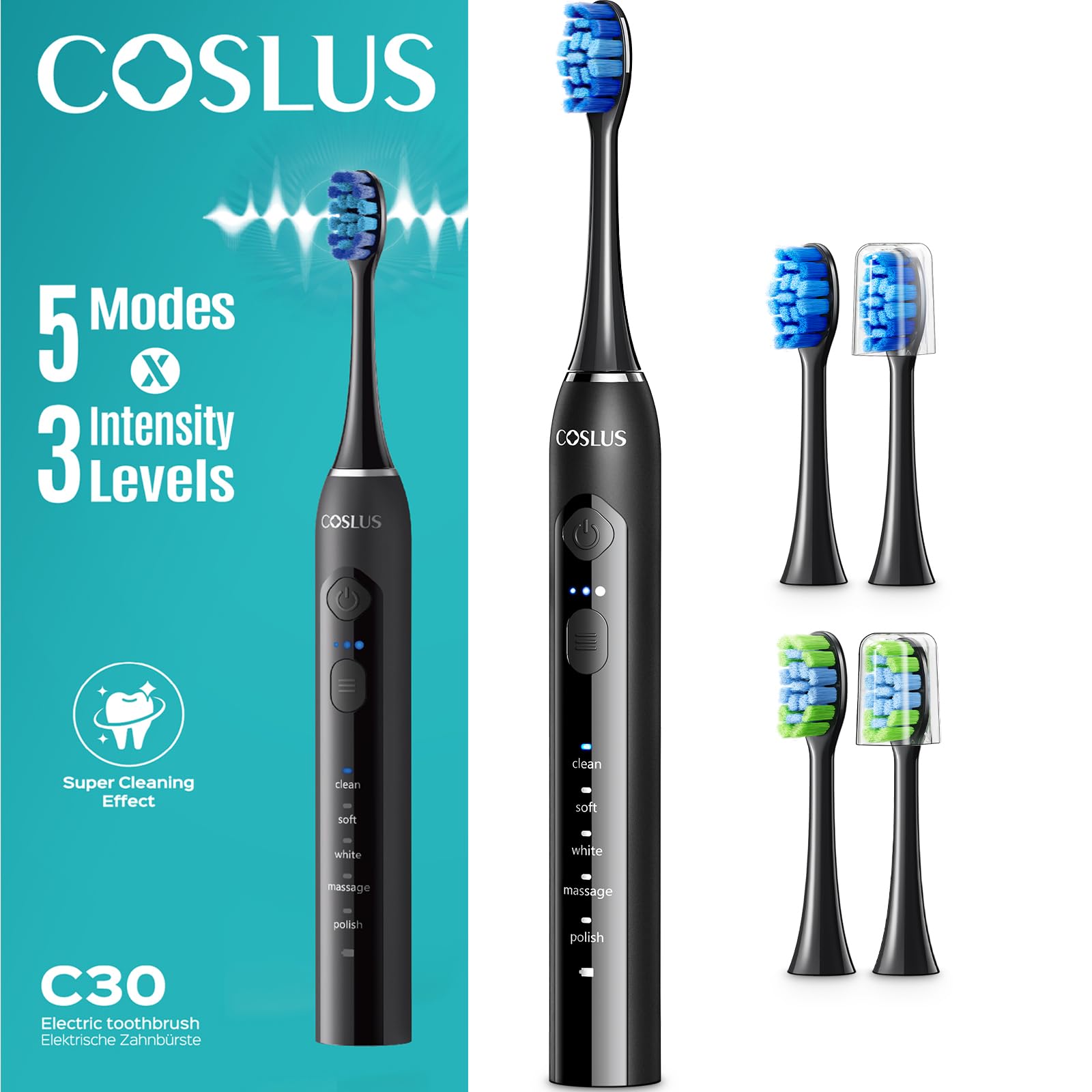 COSLUS C30 Sonic Electric Toothbrush for Review – Best Budget Option?