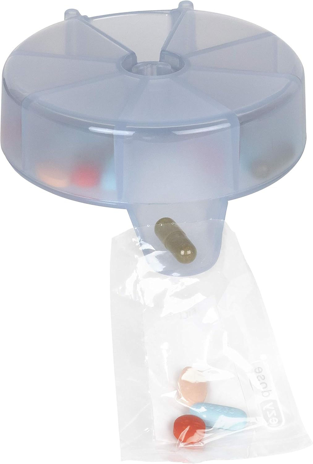 Ezy Dose Weekly (7-Day) Pill Organizer, Vitamin and Medicine System, Includes Sorter, Sealer, Batteries, and 200 Easy-Tear Pill Pouches : Health & Household