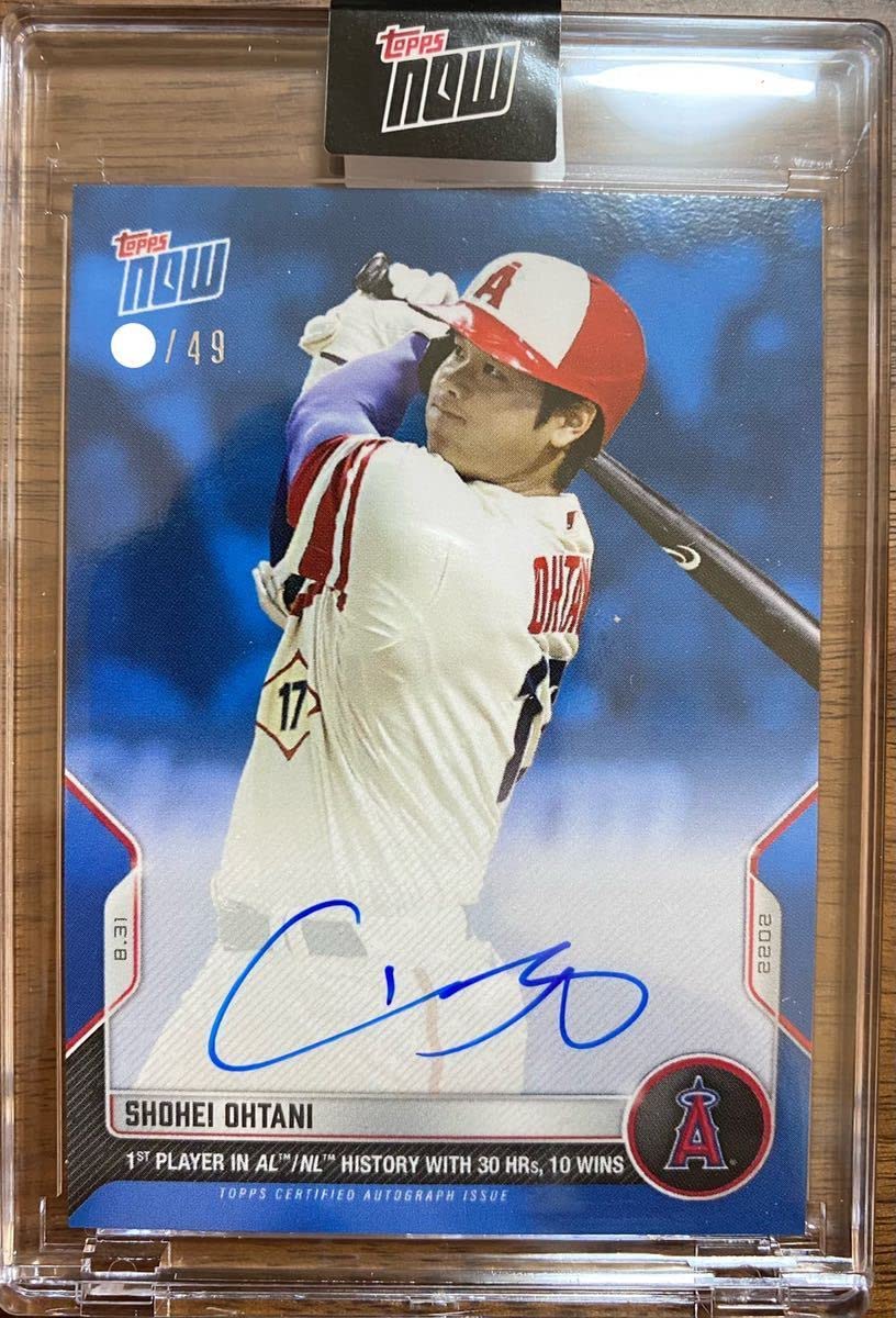 Amazon.co.jp: NOW on card auto 817B /49 Shohei Ohtani 大谷翔平 MLB 