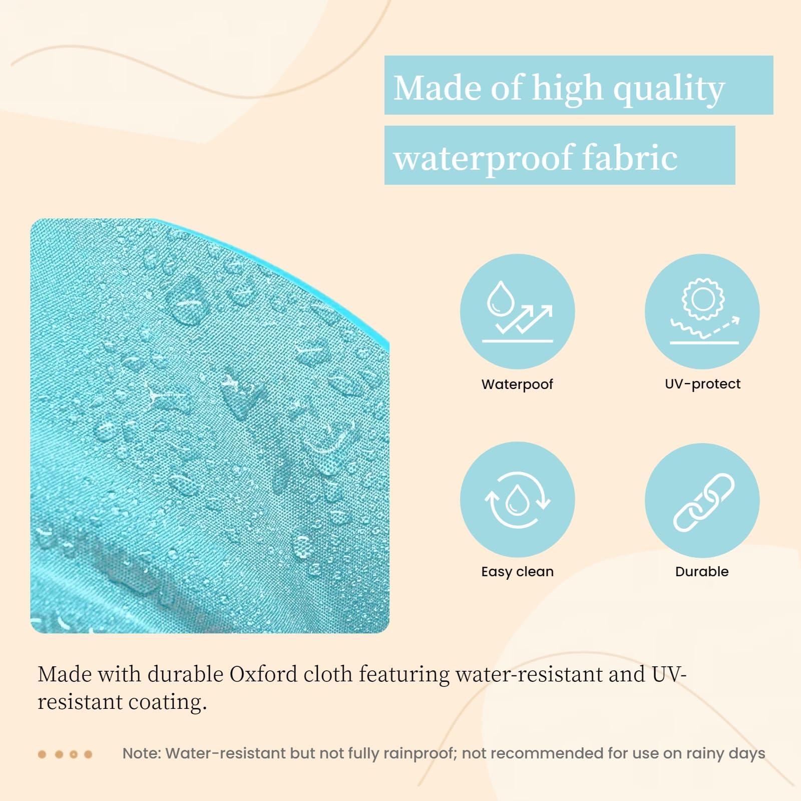 Outdoor Chaise Lounge Cushions - Waterproof & Comfortable -5