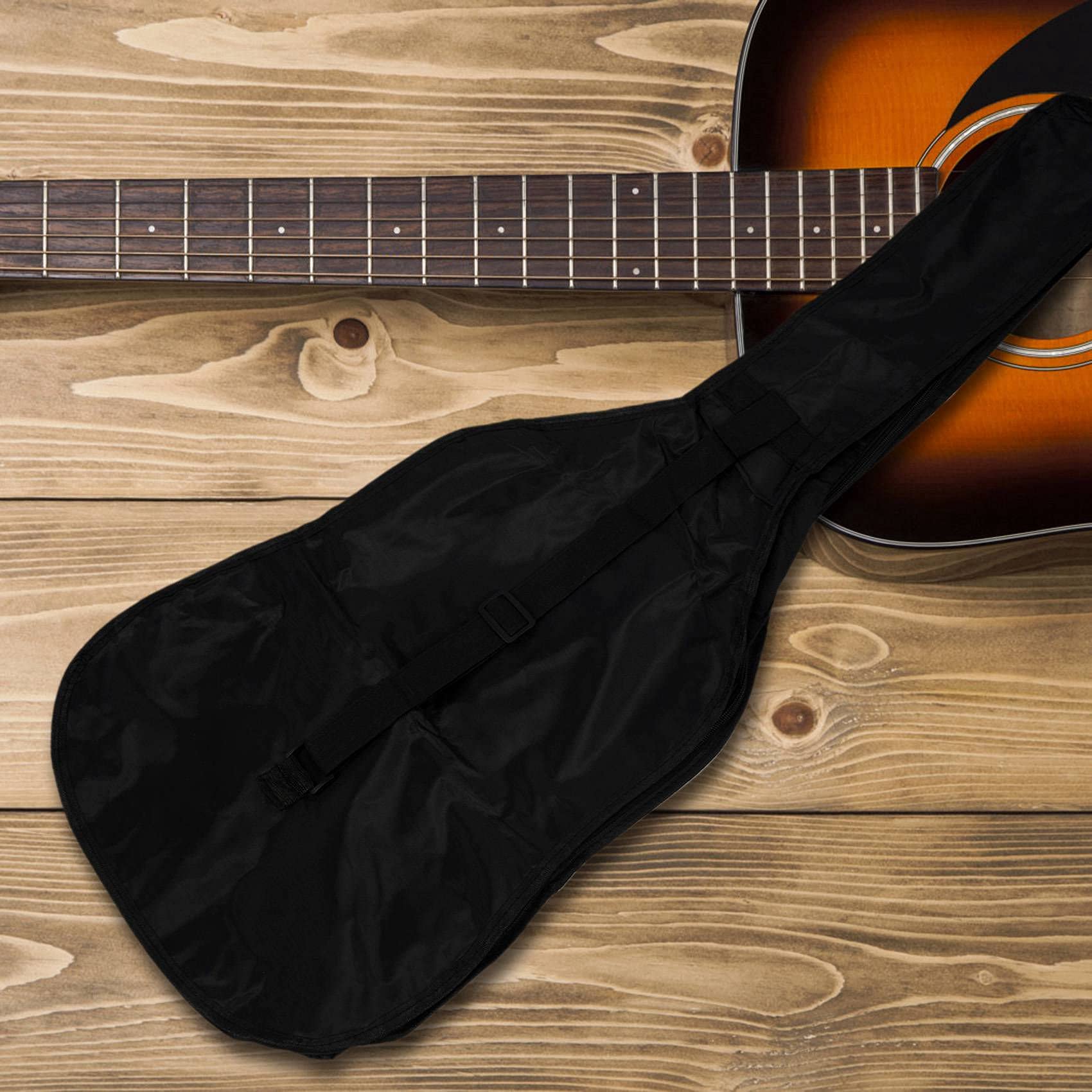 38 Pollici Borsa Per Chitarra Borsa A Tracolla In Tessuto Oxford Custodia Con Parti E Accessori Per Chitarra Tasca
