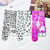 Vista 3 de 6 Pack Compatible with TOZDTO 1.7"/ KALINCO/Luoba 1.69"/ EURANS Smart Watch Bands, 20mm Soft Silicone Pattern Floral Strap Bands for TOZDTO 1.7