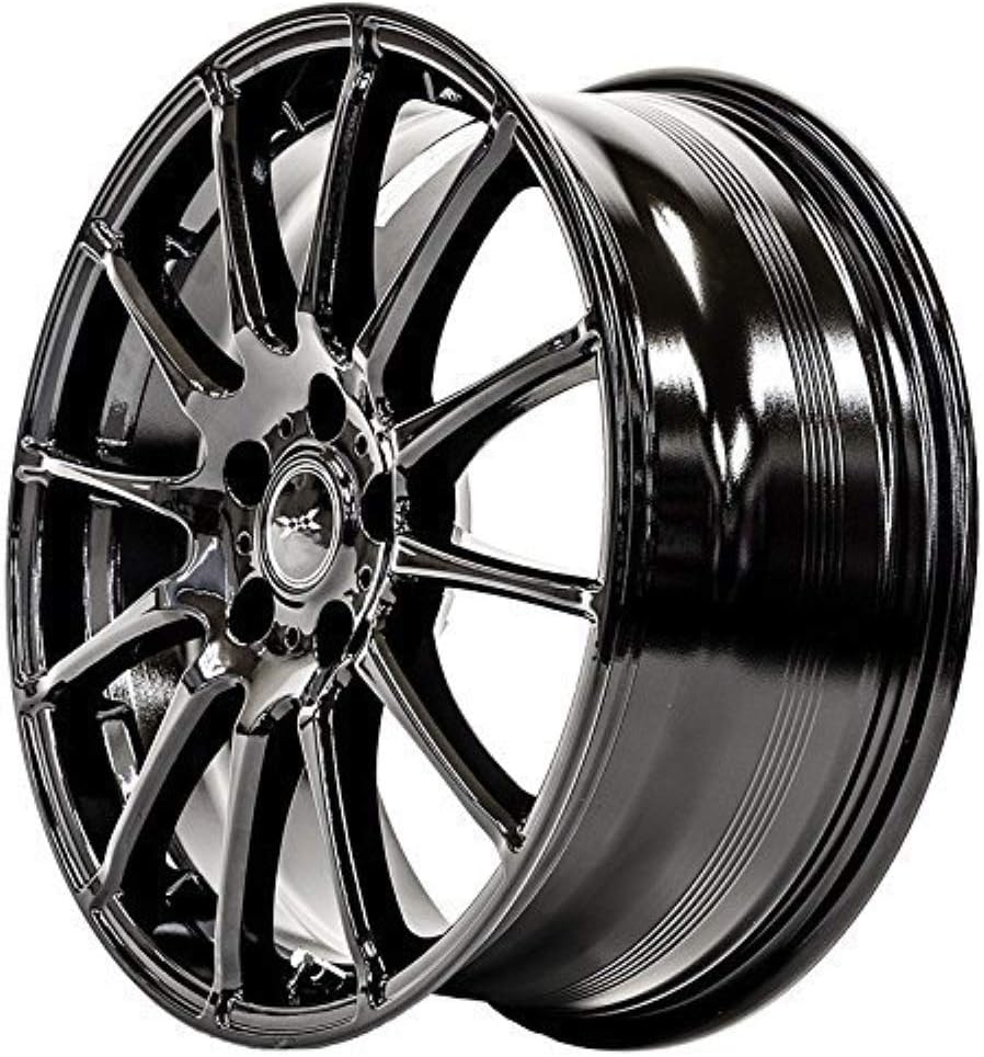 Amazon ホイール 15インチ Swallow 15 6 0j 45 5穴 Pcd114 3 ブラック 12本スポーク ホイール単品 1本 セダン コンパクトカー ミニバン向け ホイール 車 バイク