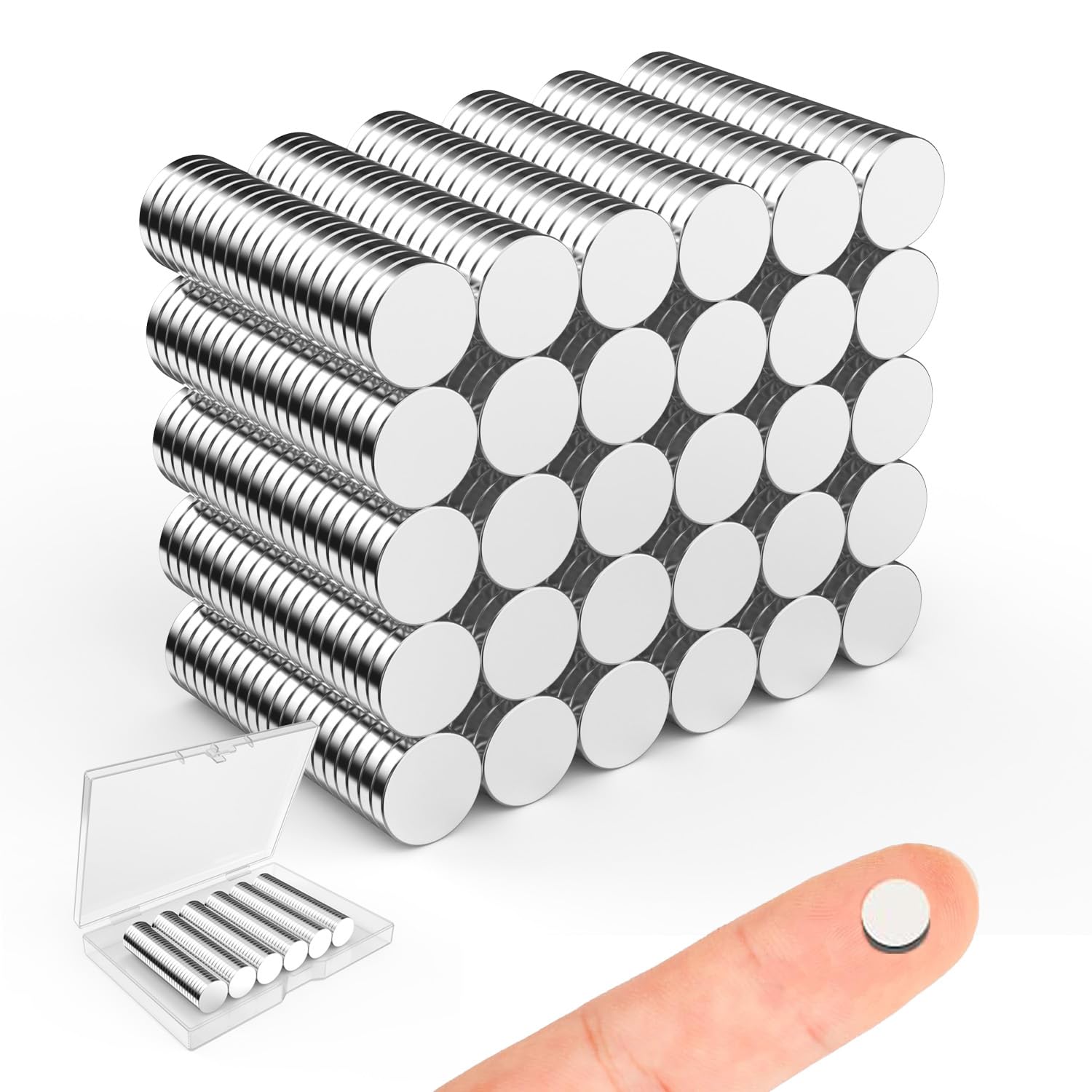 Small Magnets for Crafts, 10x3 mm Round Magnets 100 Pack — Amazon image 10